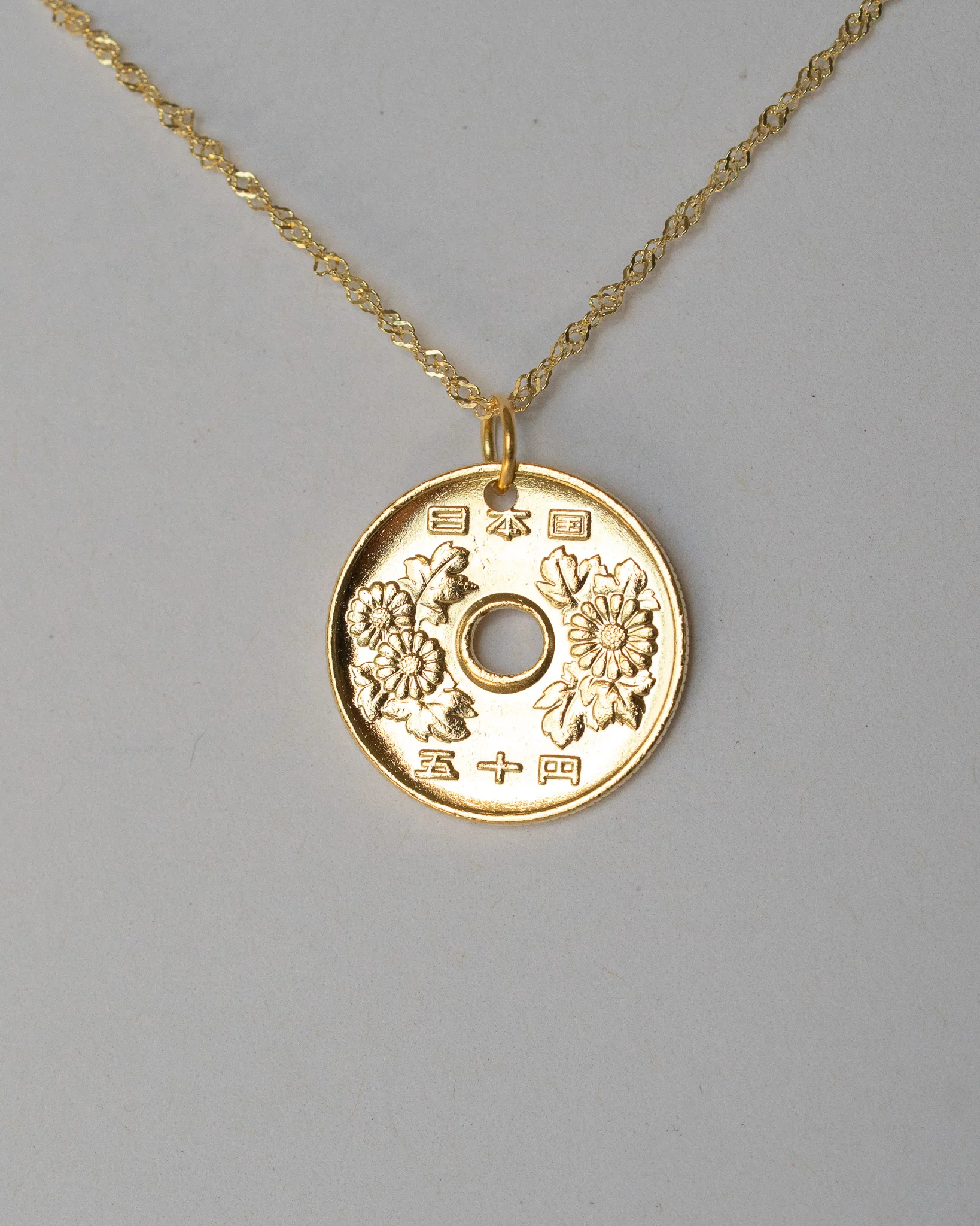 Japan | Chrysanthemums Coin Necklace - Image 4