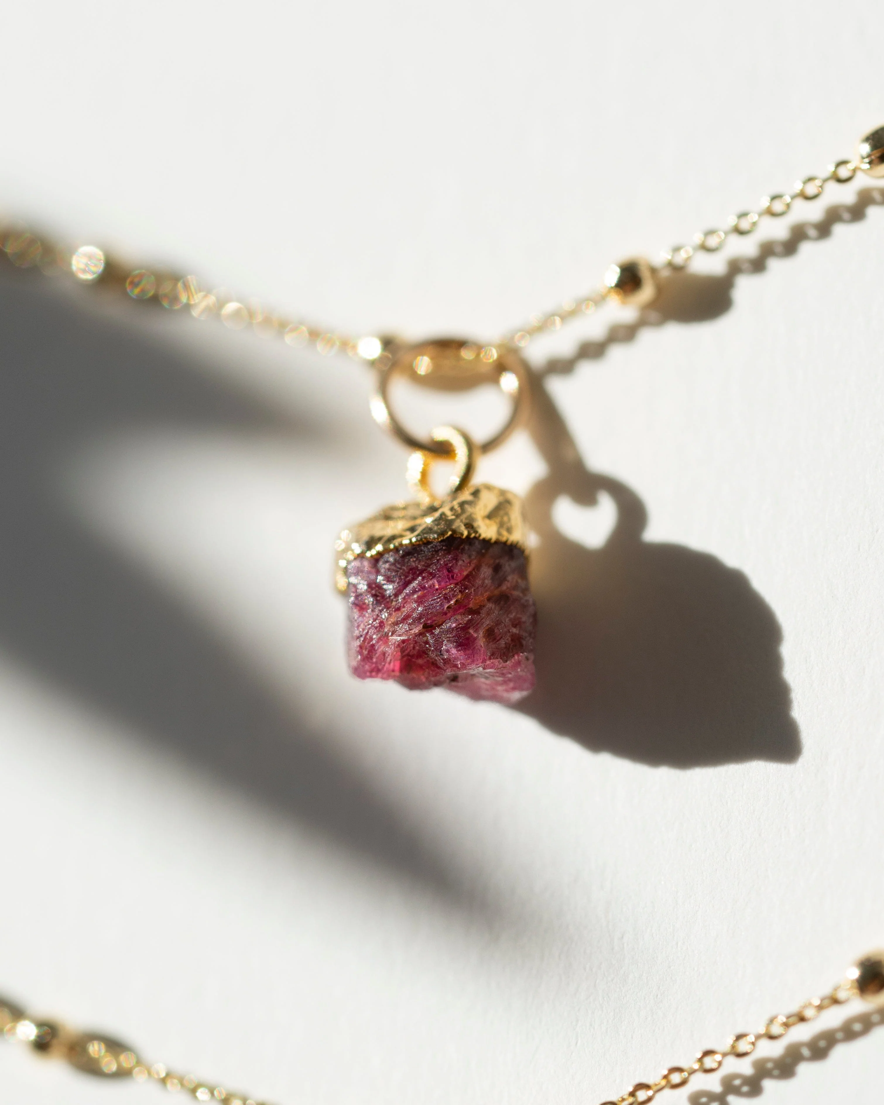 July Birthstone | Ruby Necklace - Image 9