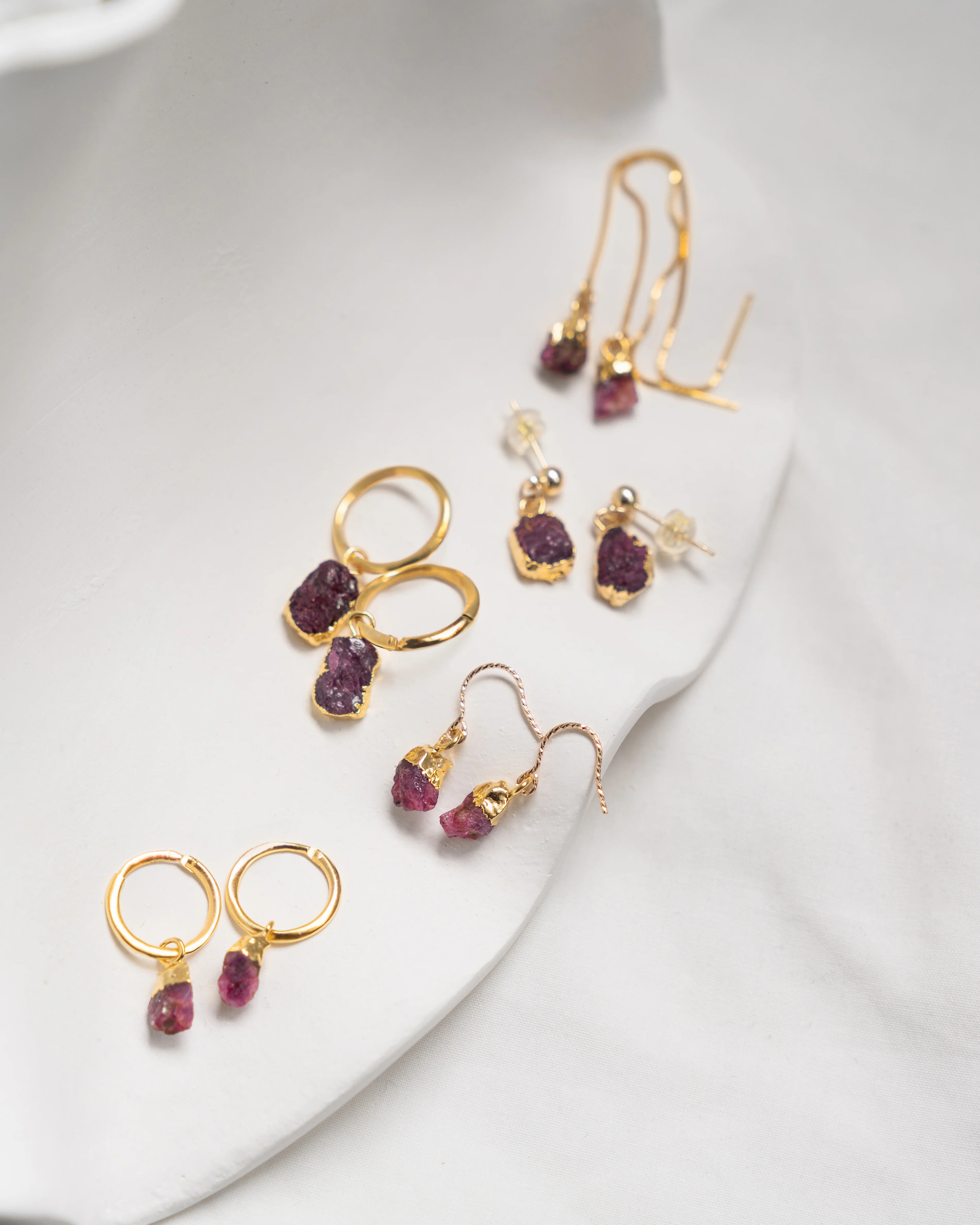 July Birthstone | Ruby Earrings - Image 10
