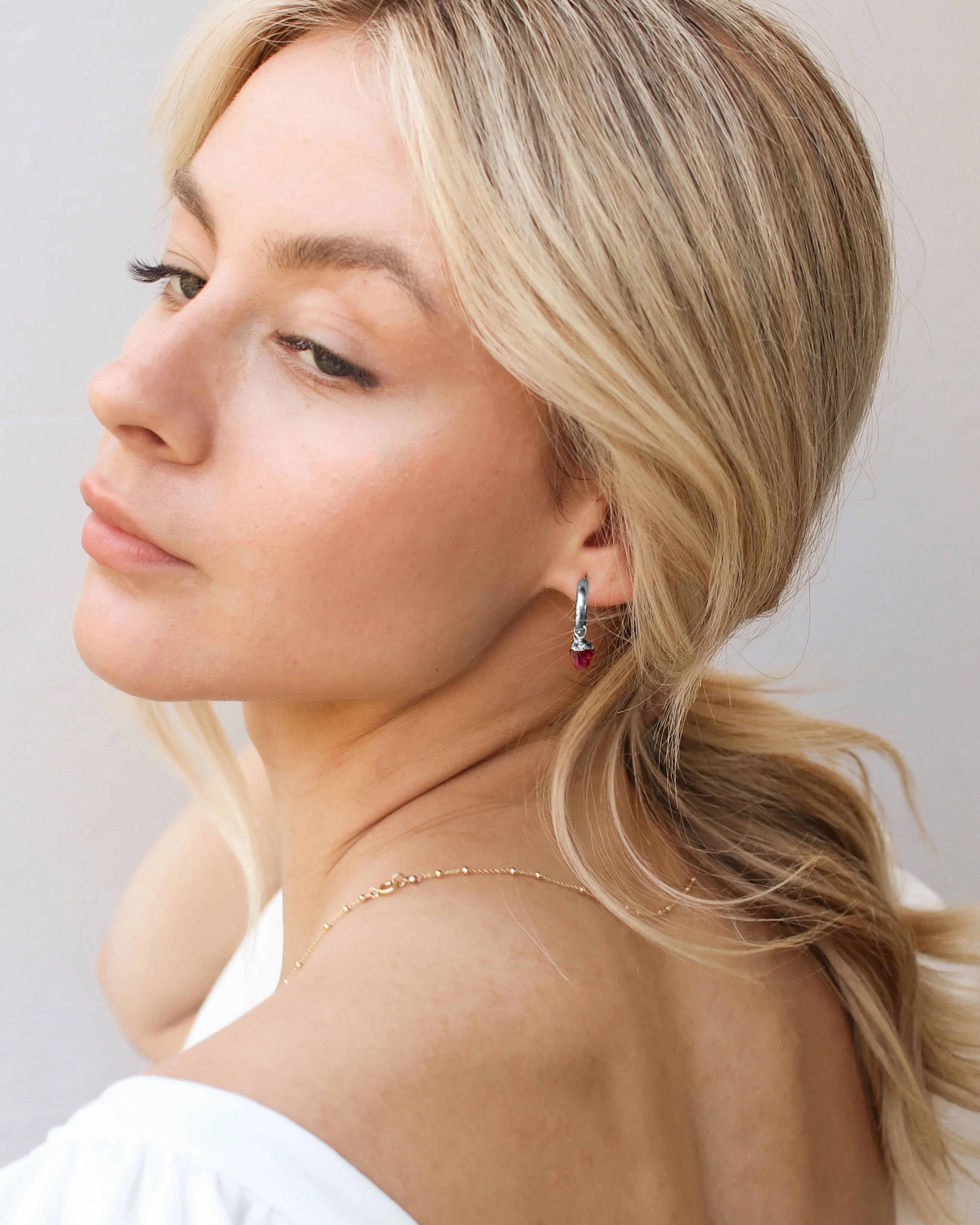 July Birthstone | Ruby Earrings - Image 13