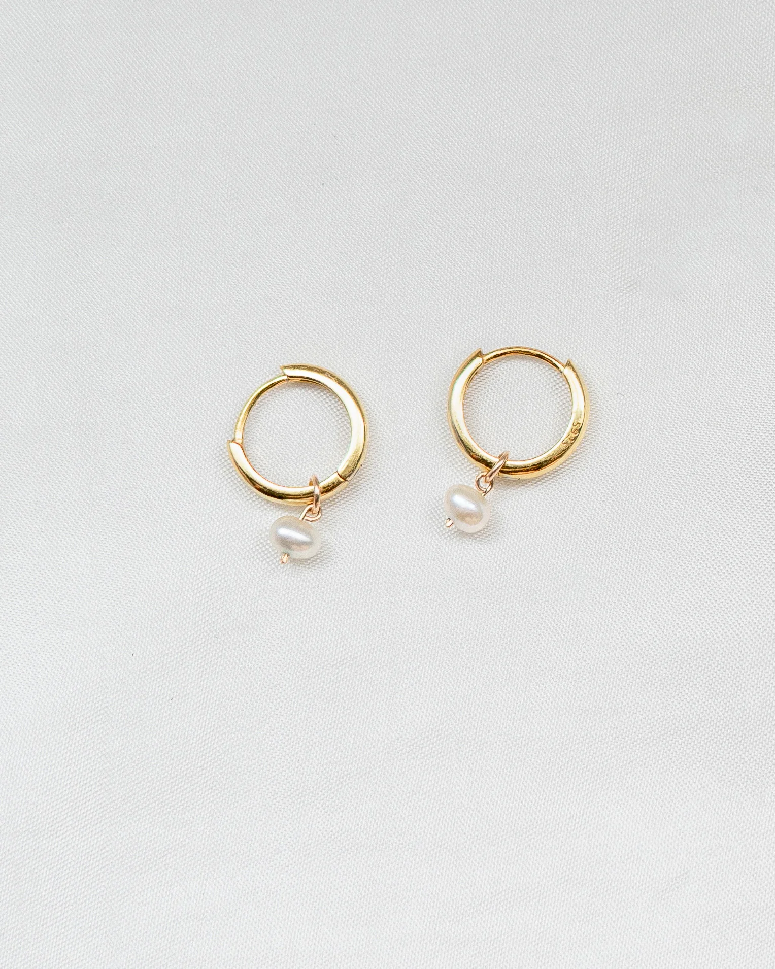 Kimberly Pearl Hoops - Image 2