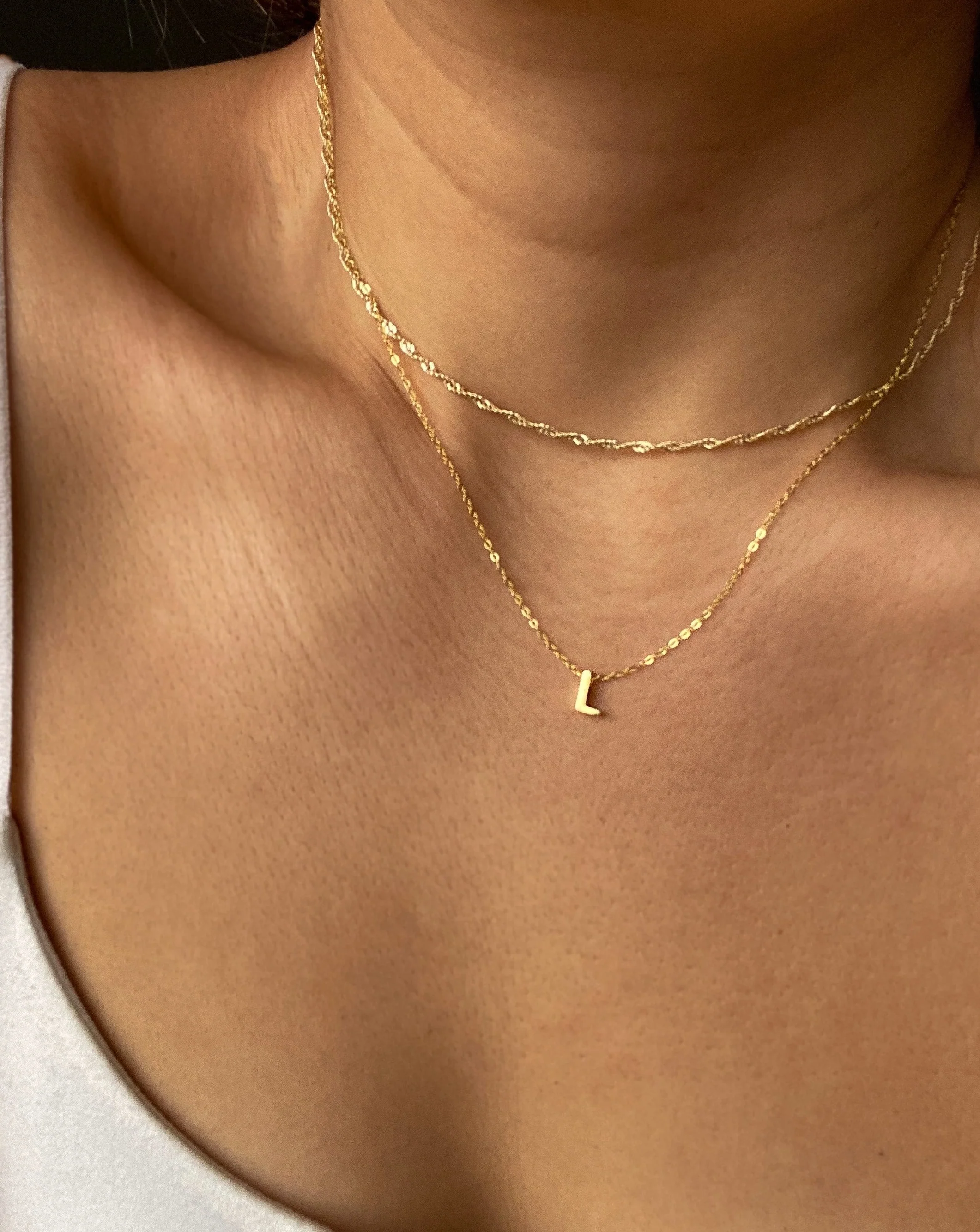 L - Alphabet Necklace - Image 3