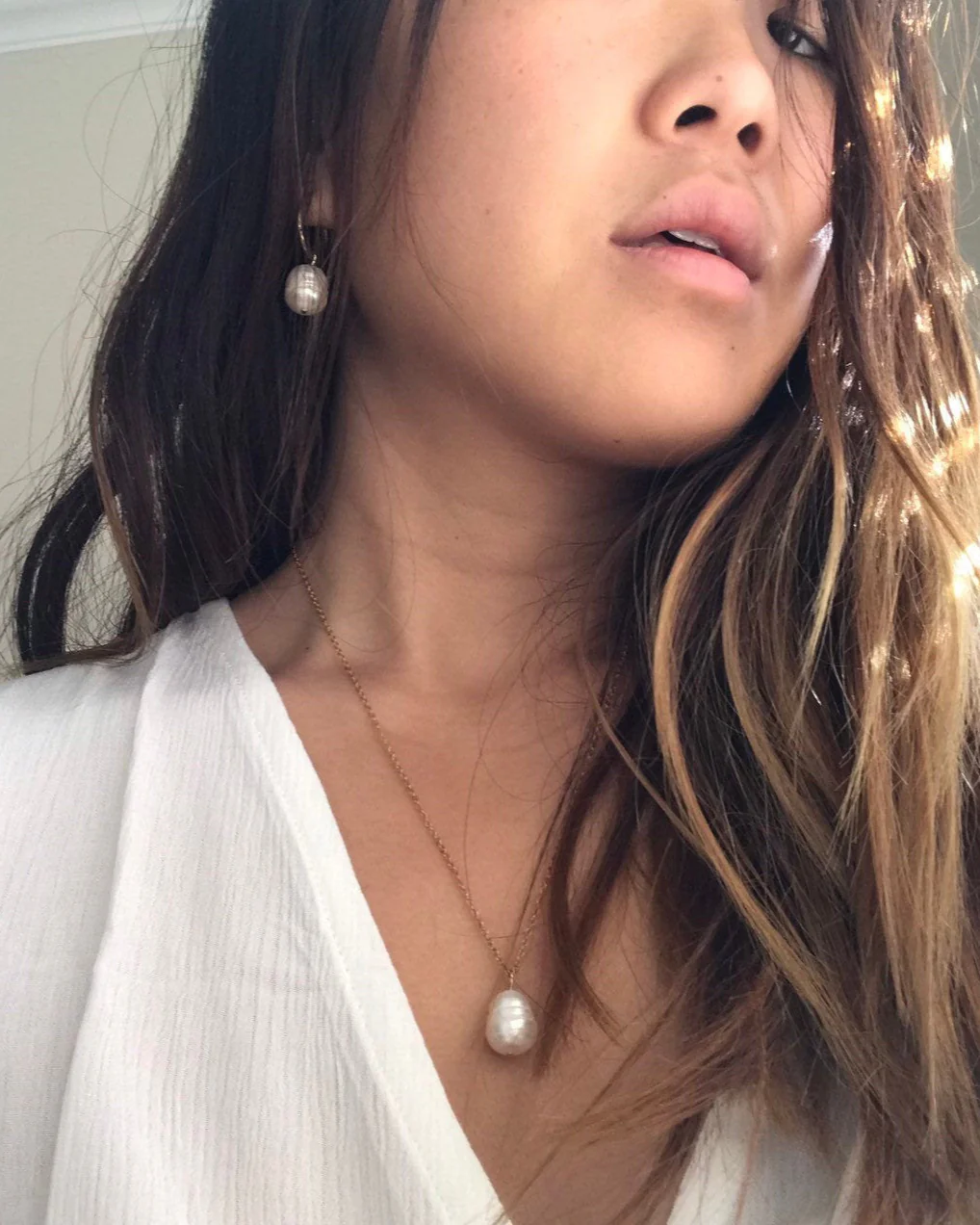Layla Pearl Necklace - Image 6