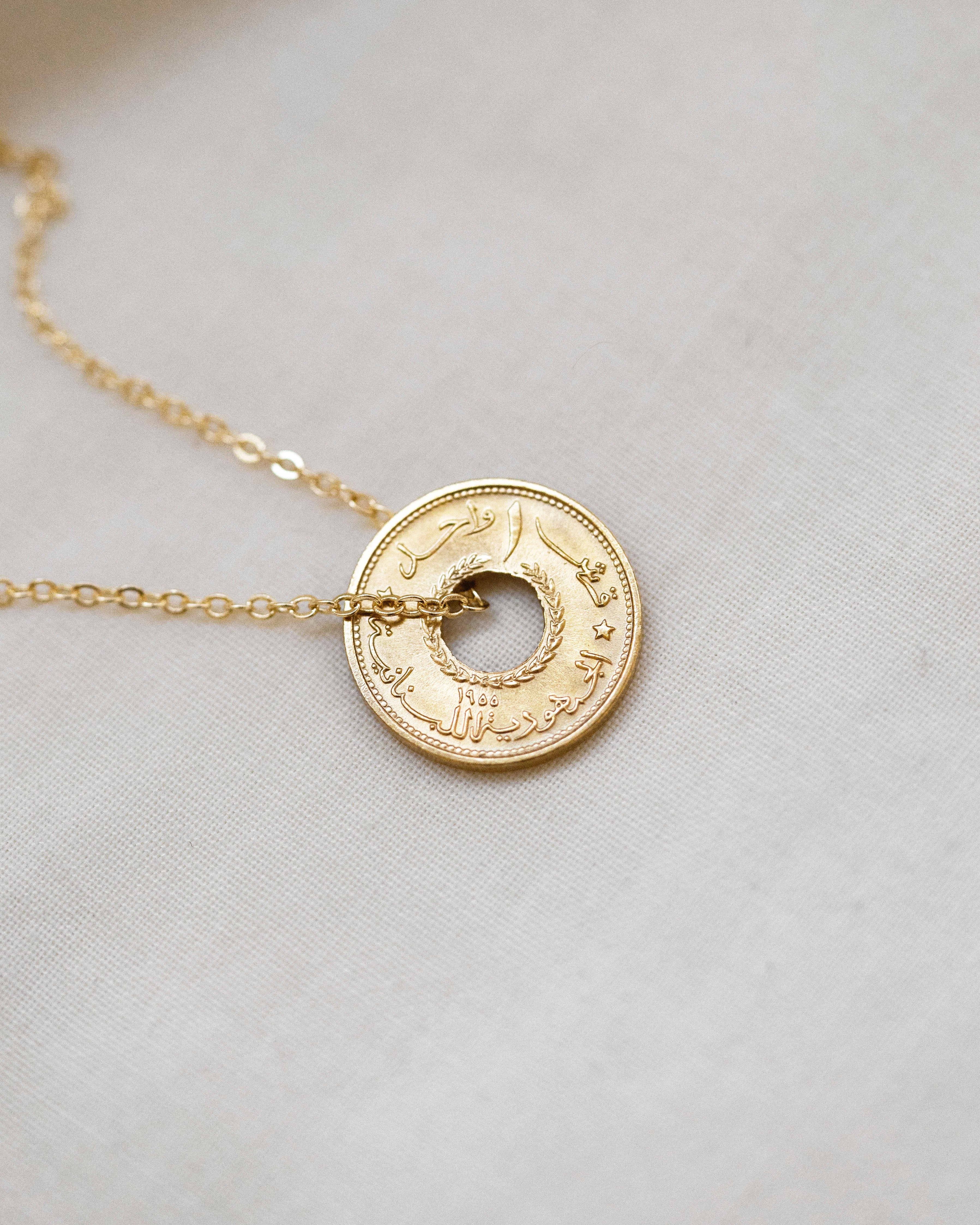 Lebanon | Scriptures Coin Necklace - Image 4