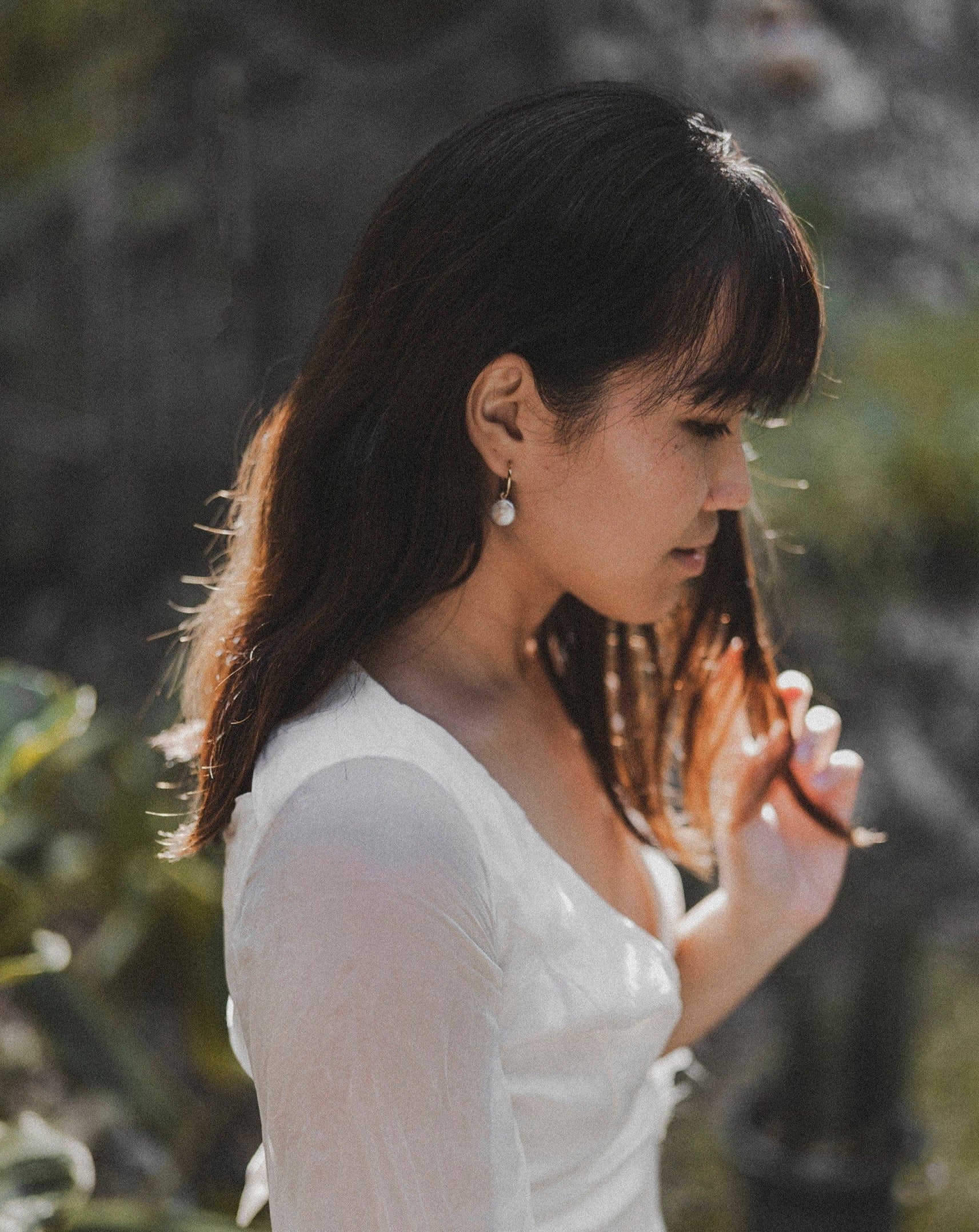 Lua Pearl Hoops - Image 3