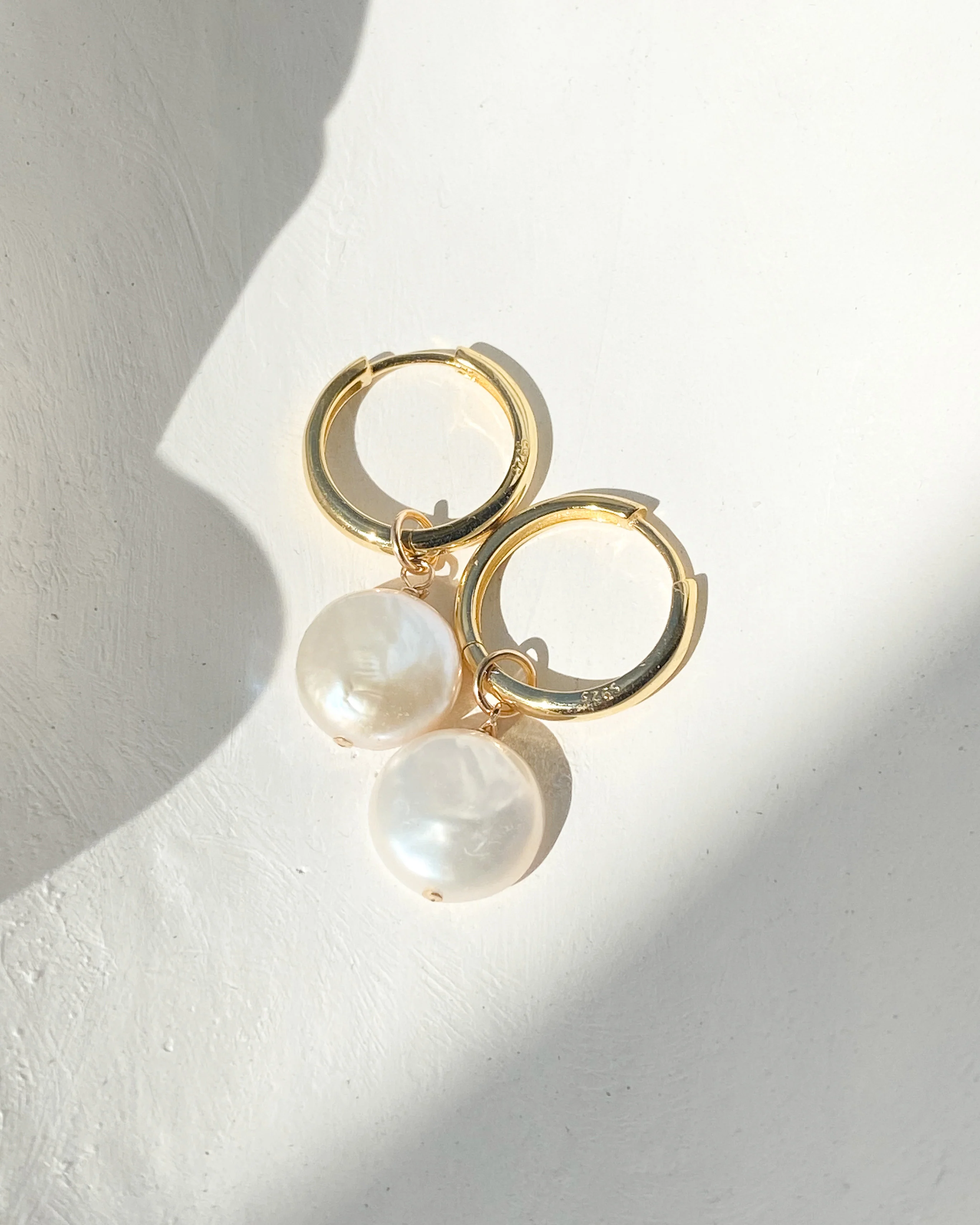 Lua Pearl Hoops - Image 4