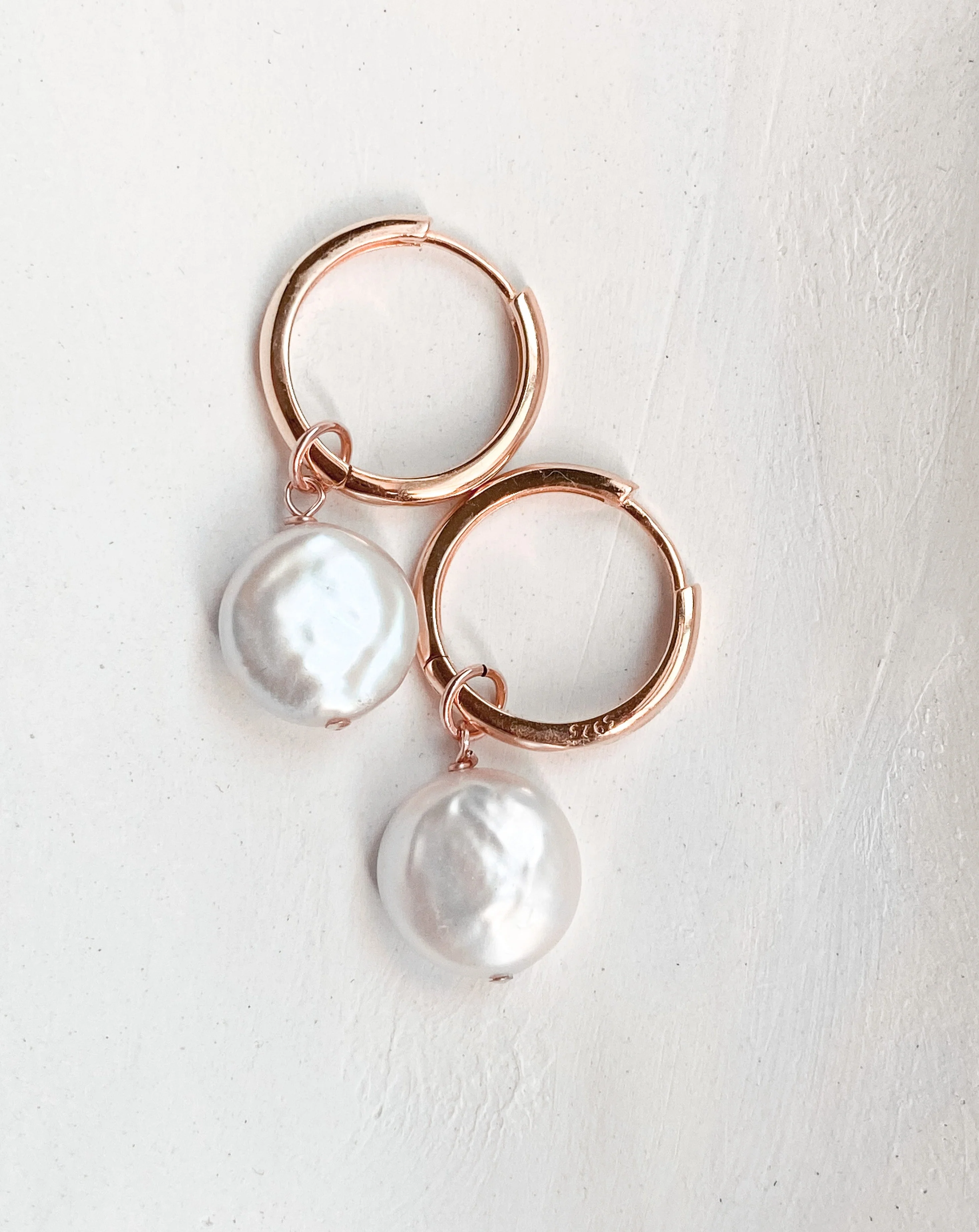 Lua Pearl Hoops - Image 5