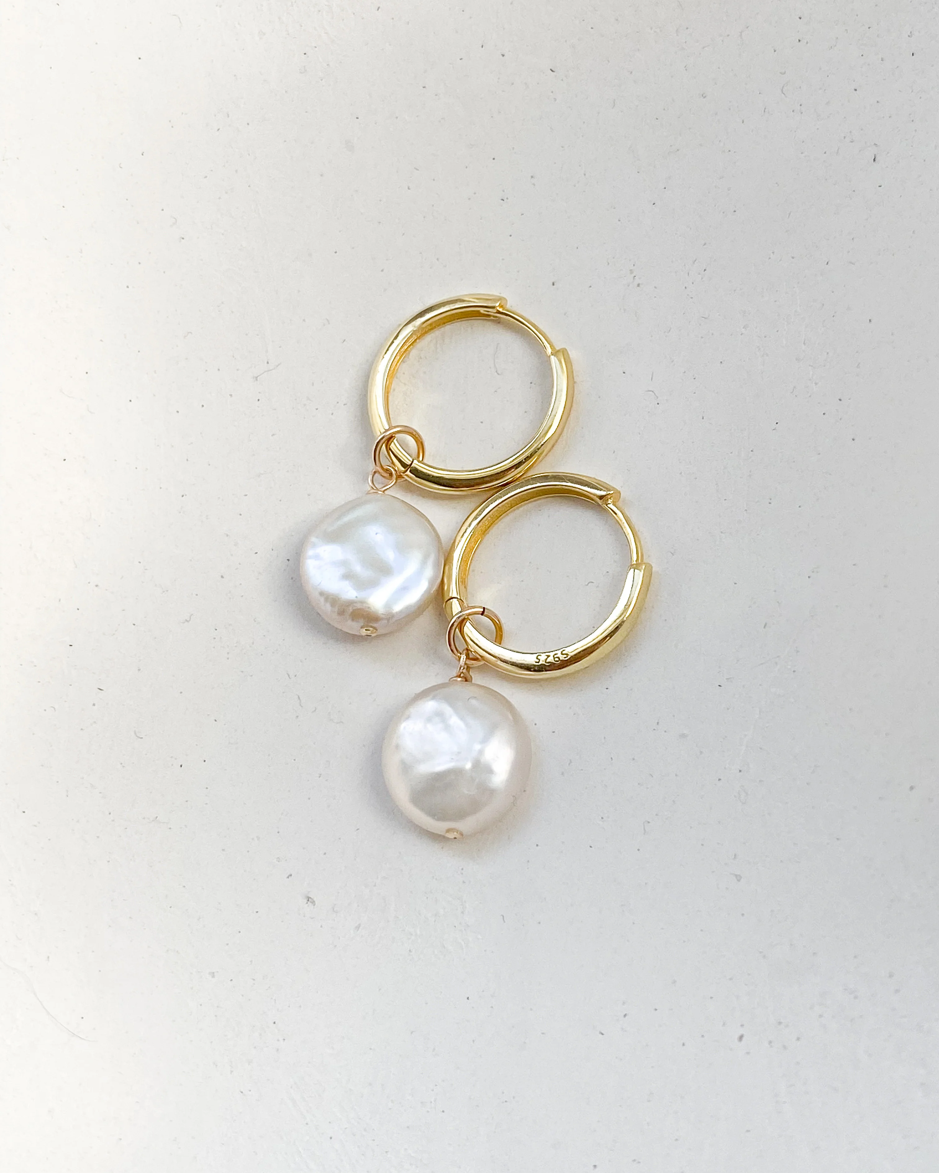 Lua Pearl Hoops - Image 7
