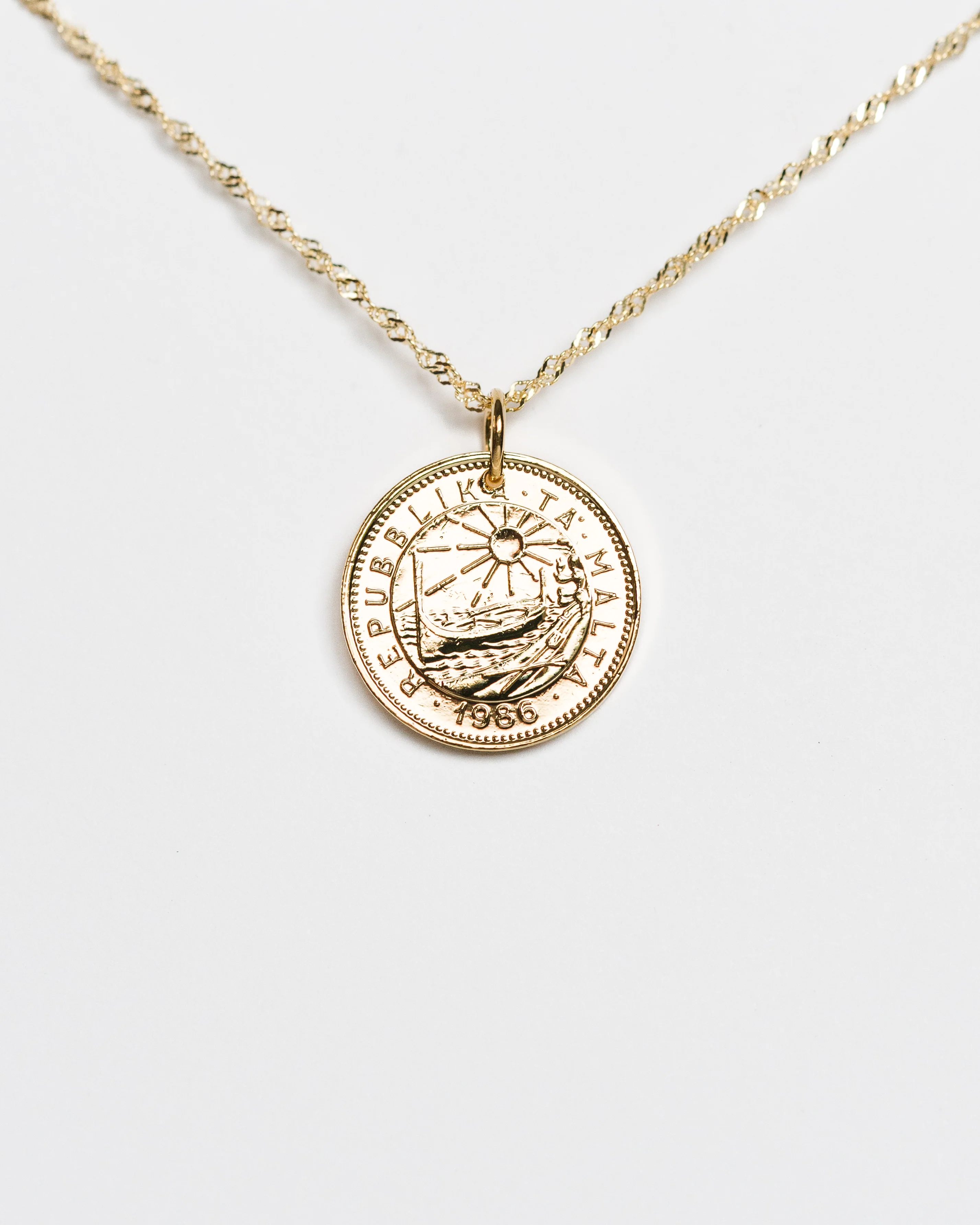 Malta | Sun & Sea Coin Necklace