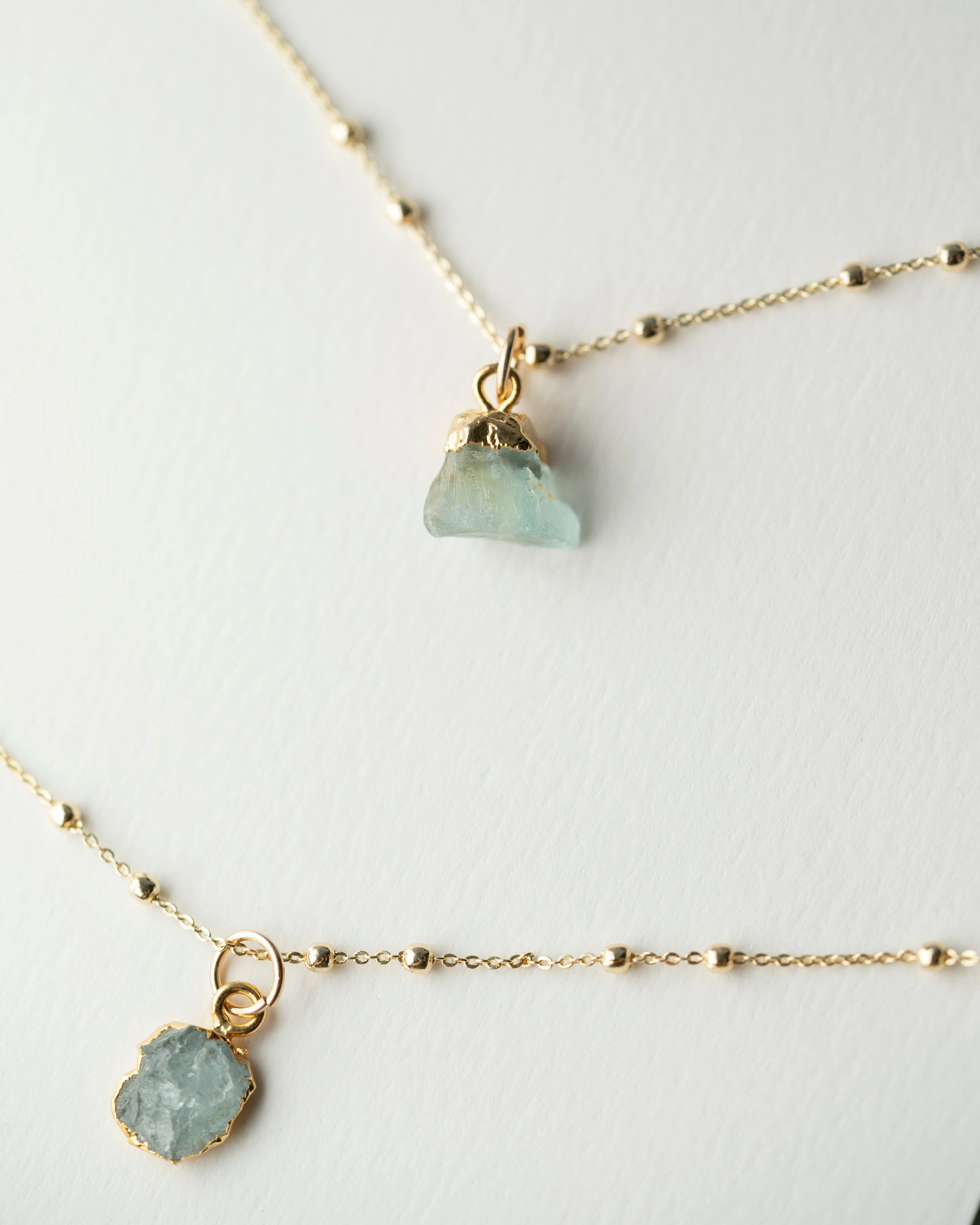 March Birthstone | Aquamarine Necklace - Image 11
