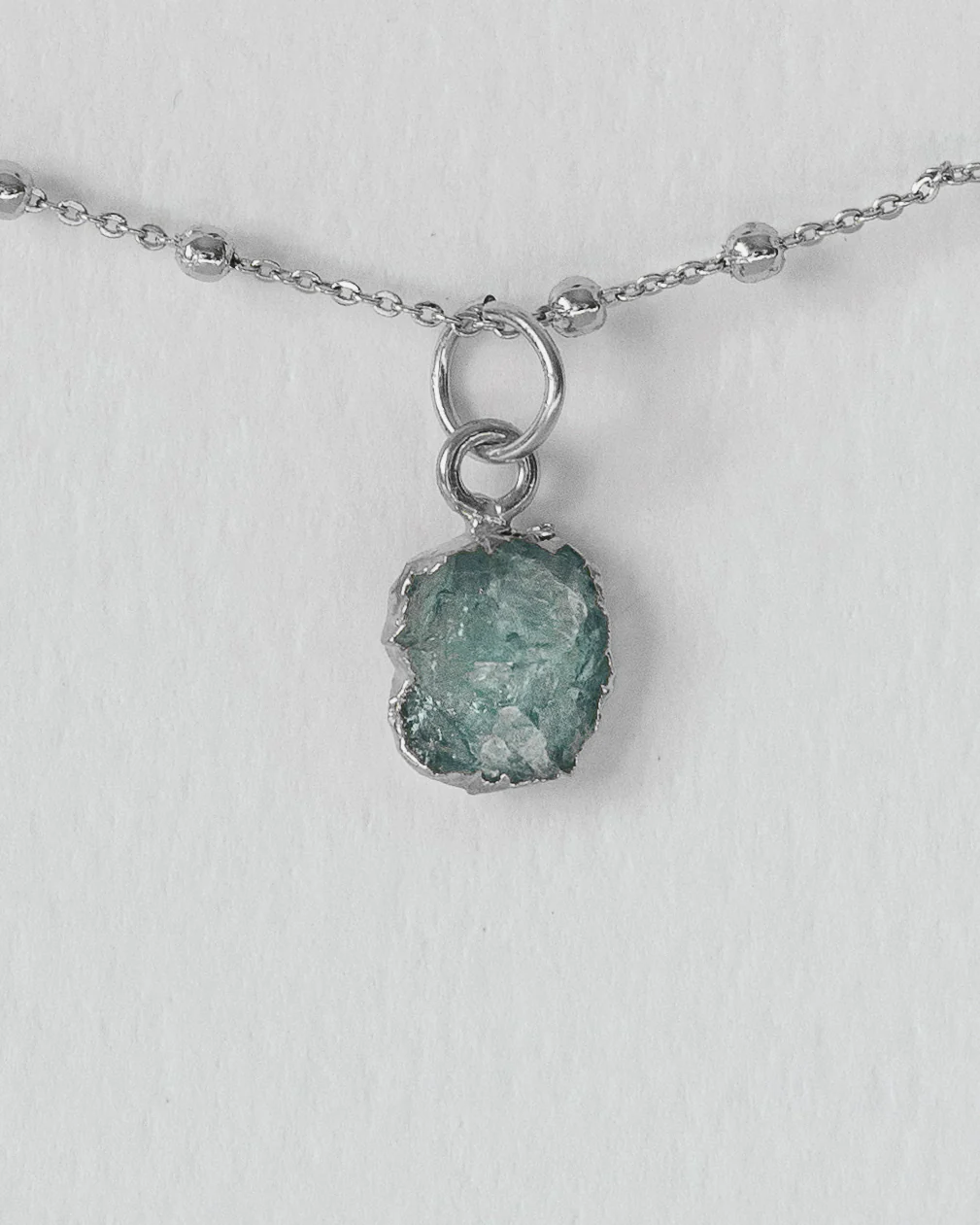 March Birthstone | Aquamarine Necklace - Image 14