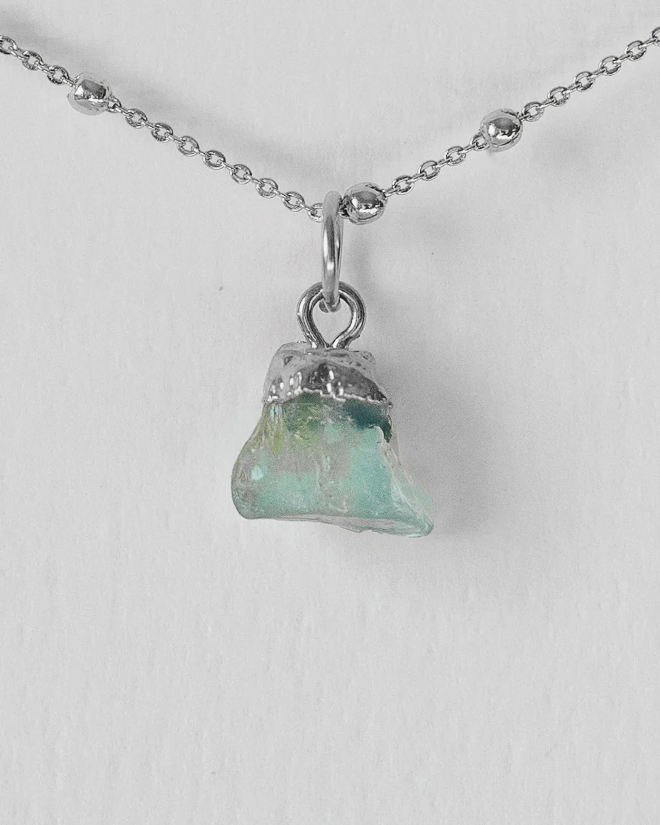 March Birthstone | Aquamarine Necklace - Image 15