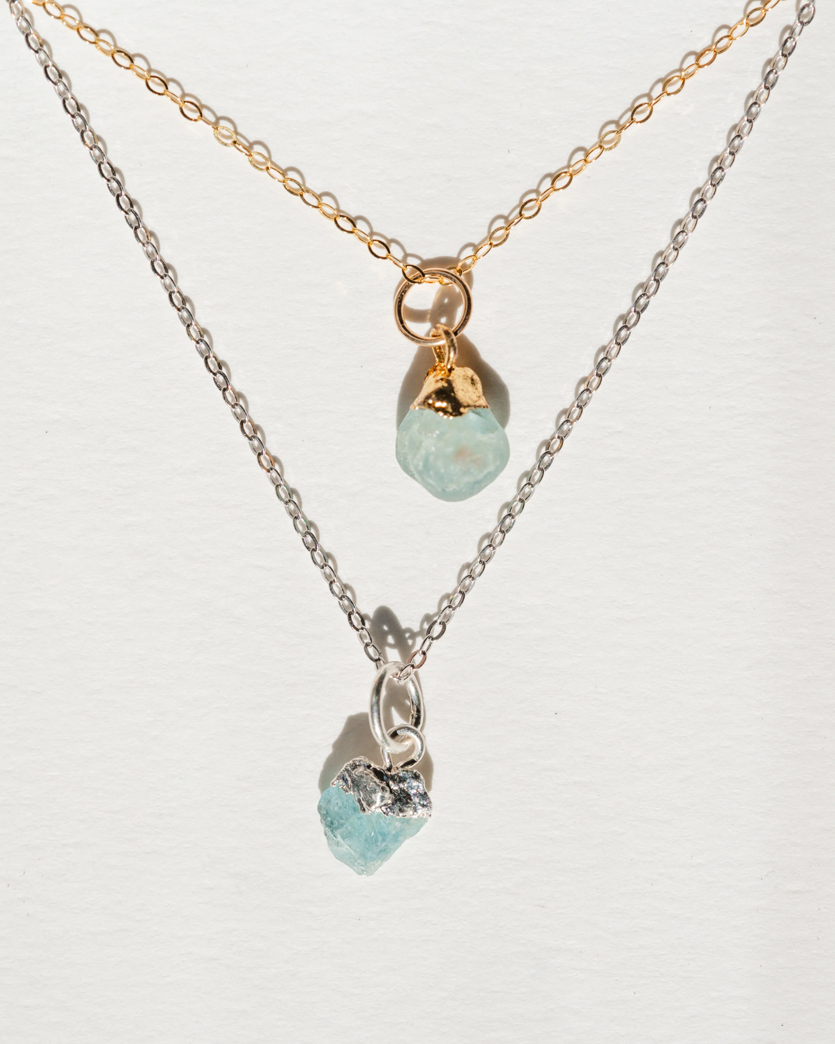March Birthstone | Aquamarine Necklace - Image 4