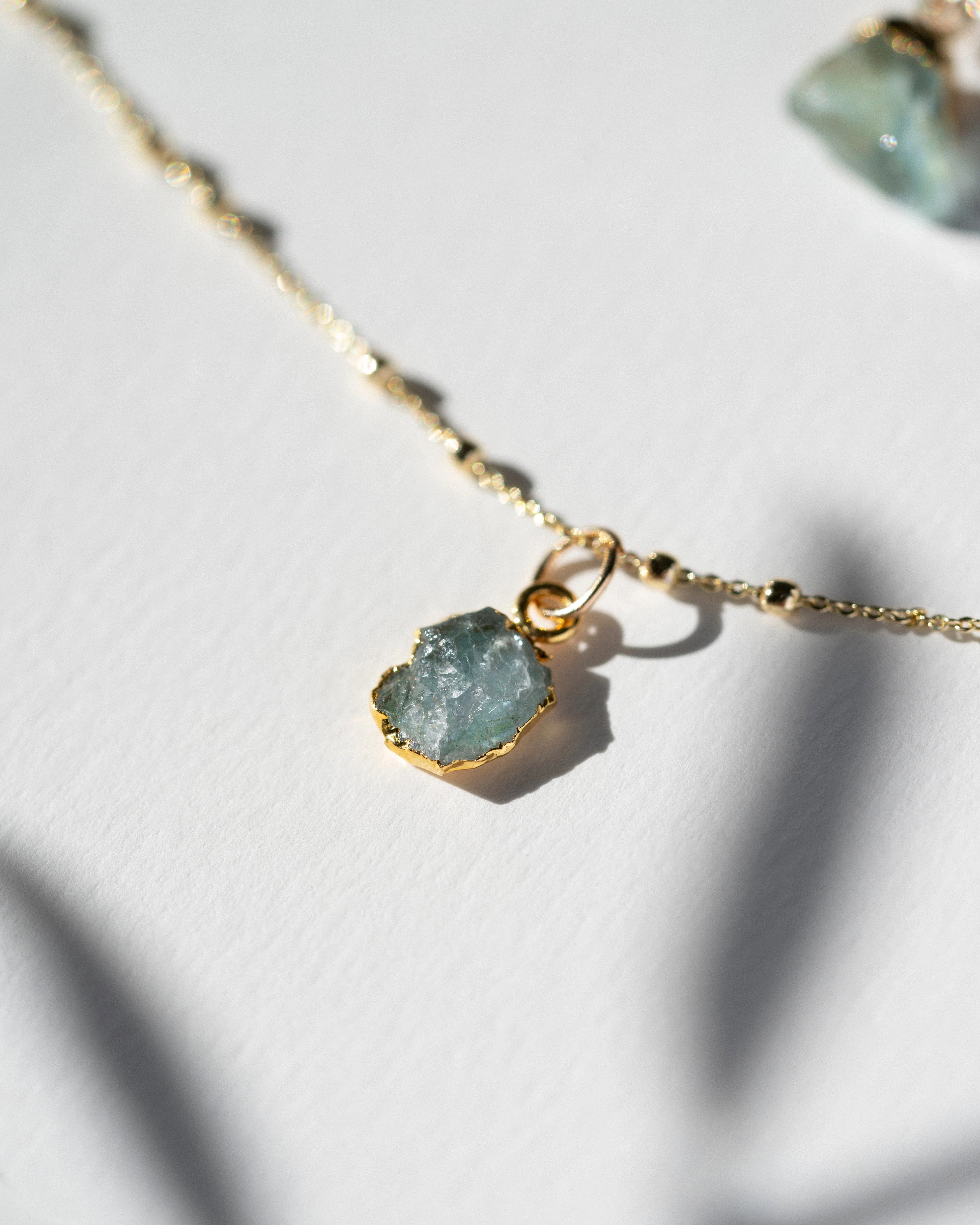 March Birthstone | Aquamarine Necklace - Image 8