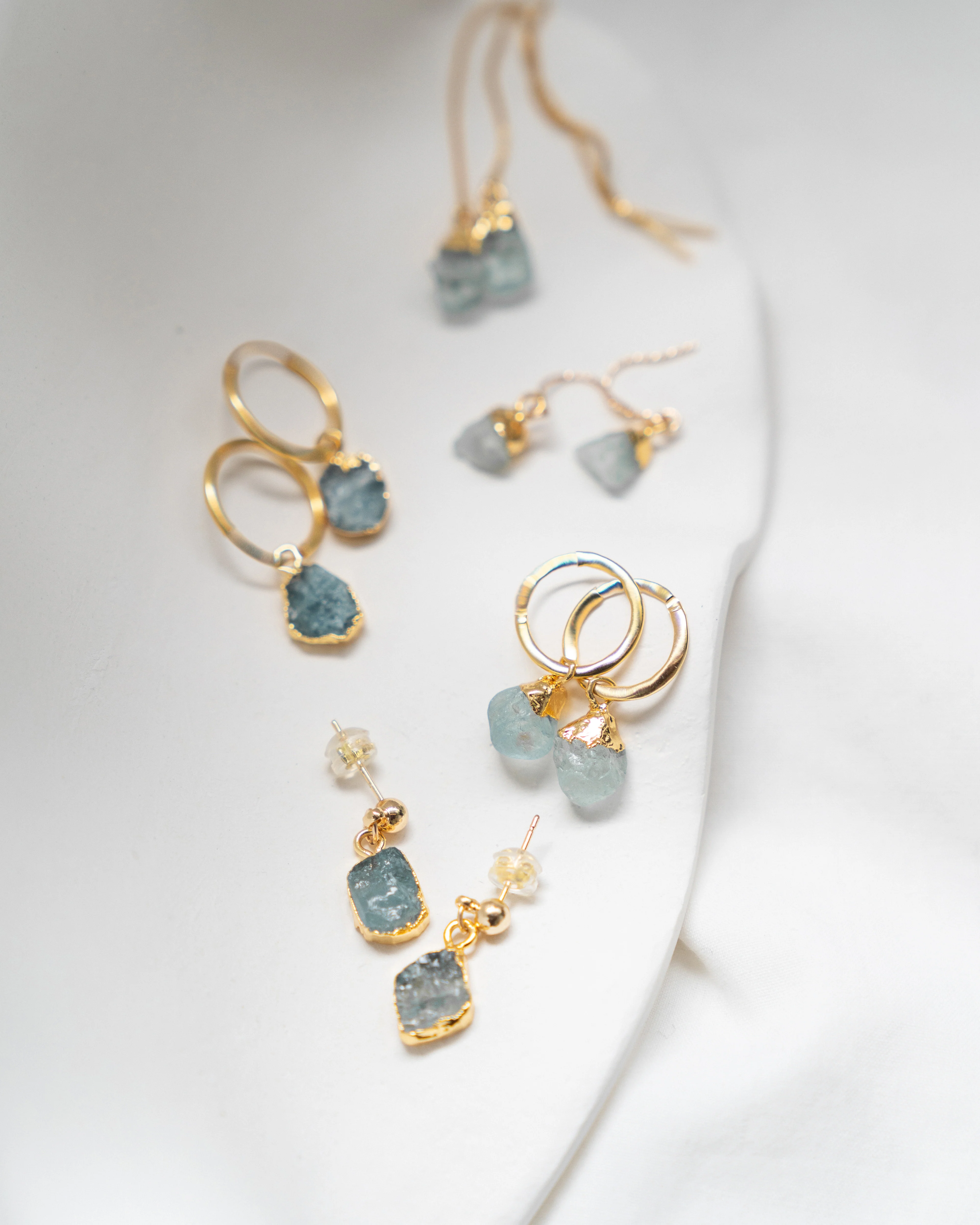 March Birthstone | Aquamarine Earrings - Image 11