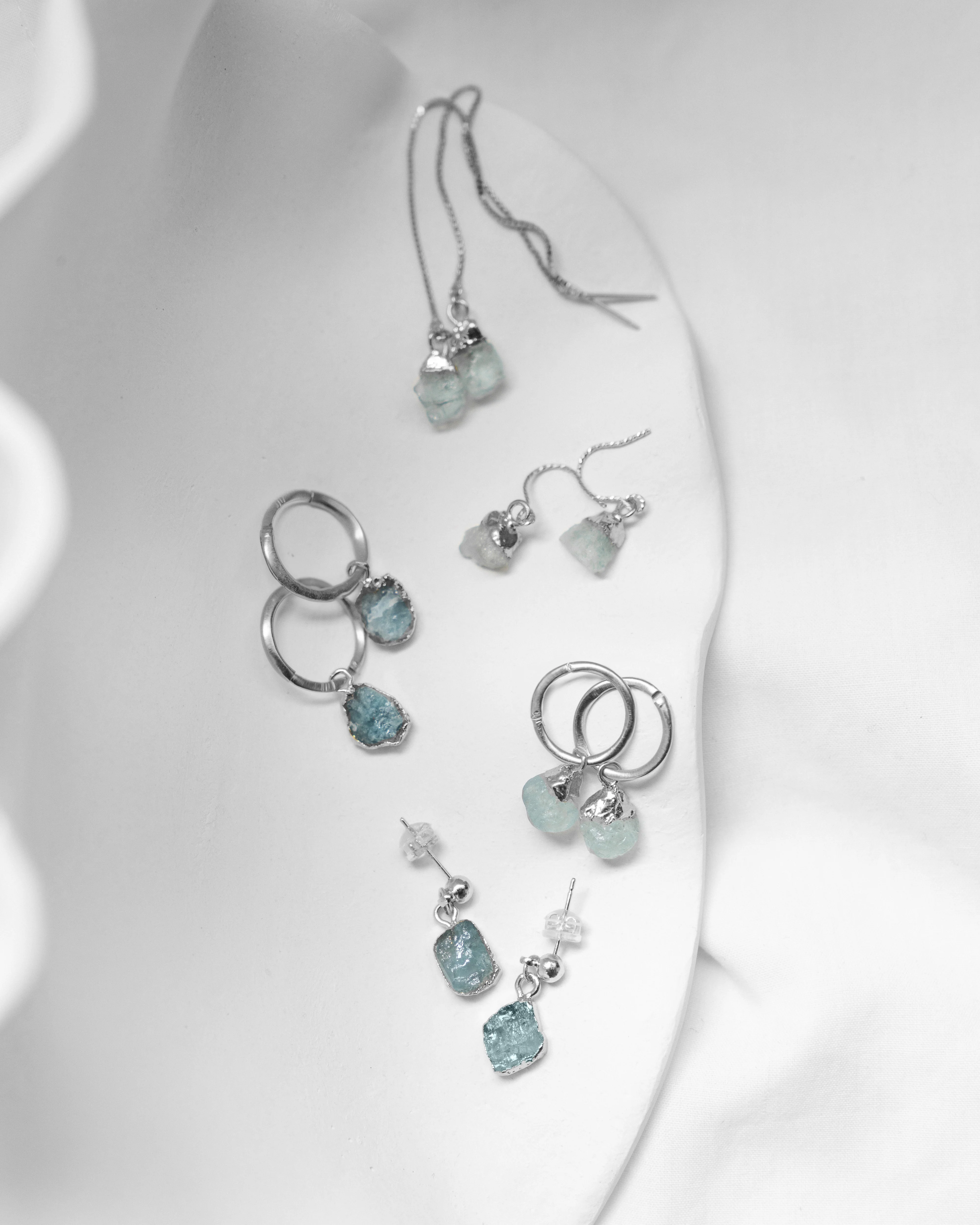 March Birthstone | Aquamarine Earrings - Image 14