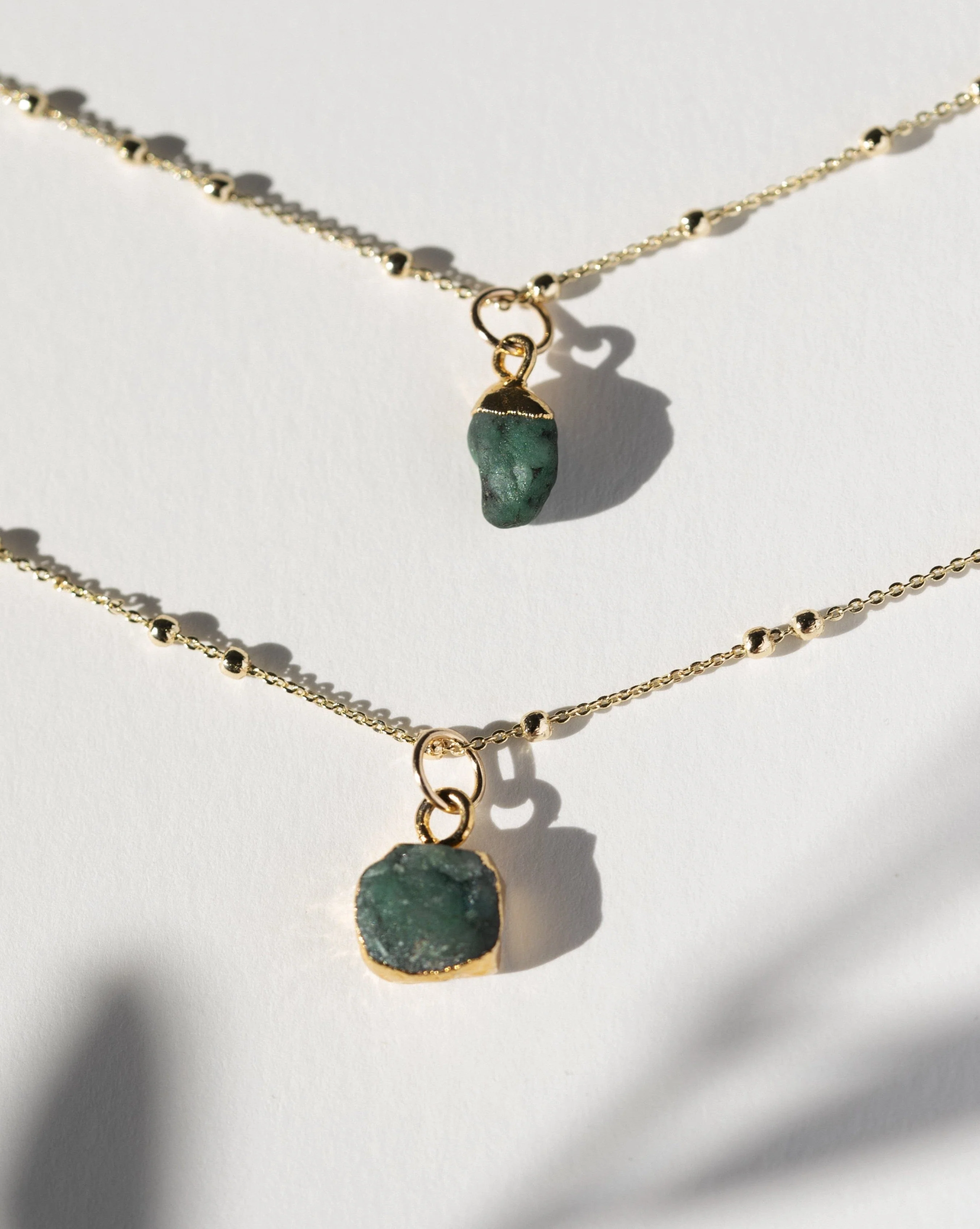 May Birthstone | Emerald Necklace