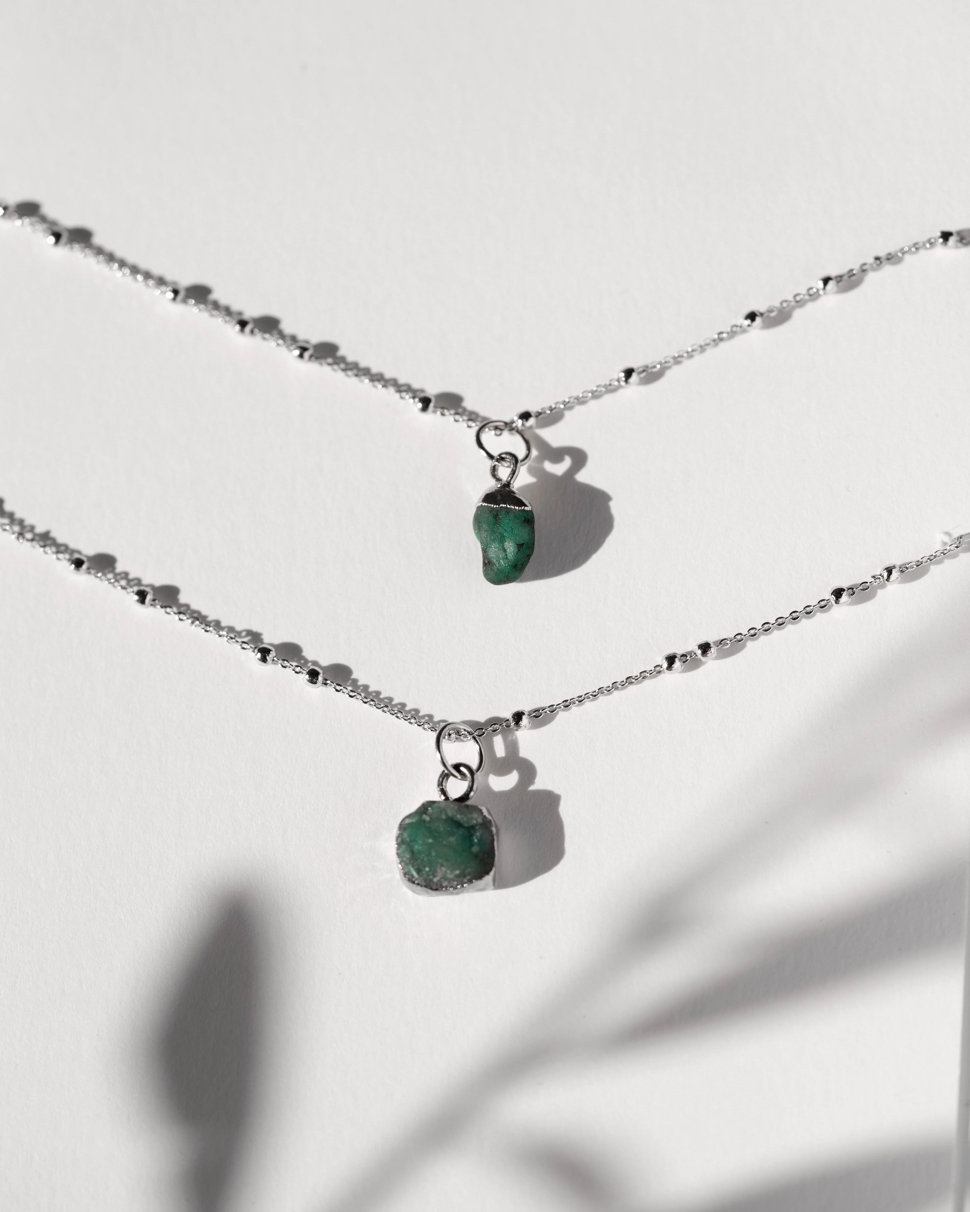May Birthstone | Emerald Necklace - Image 3