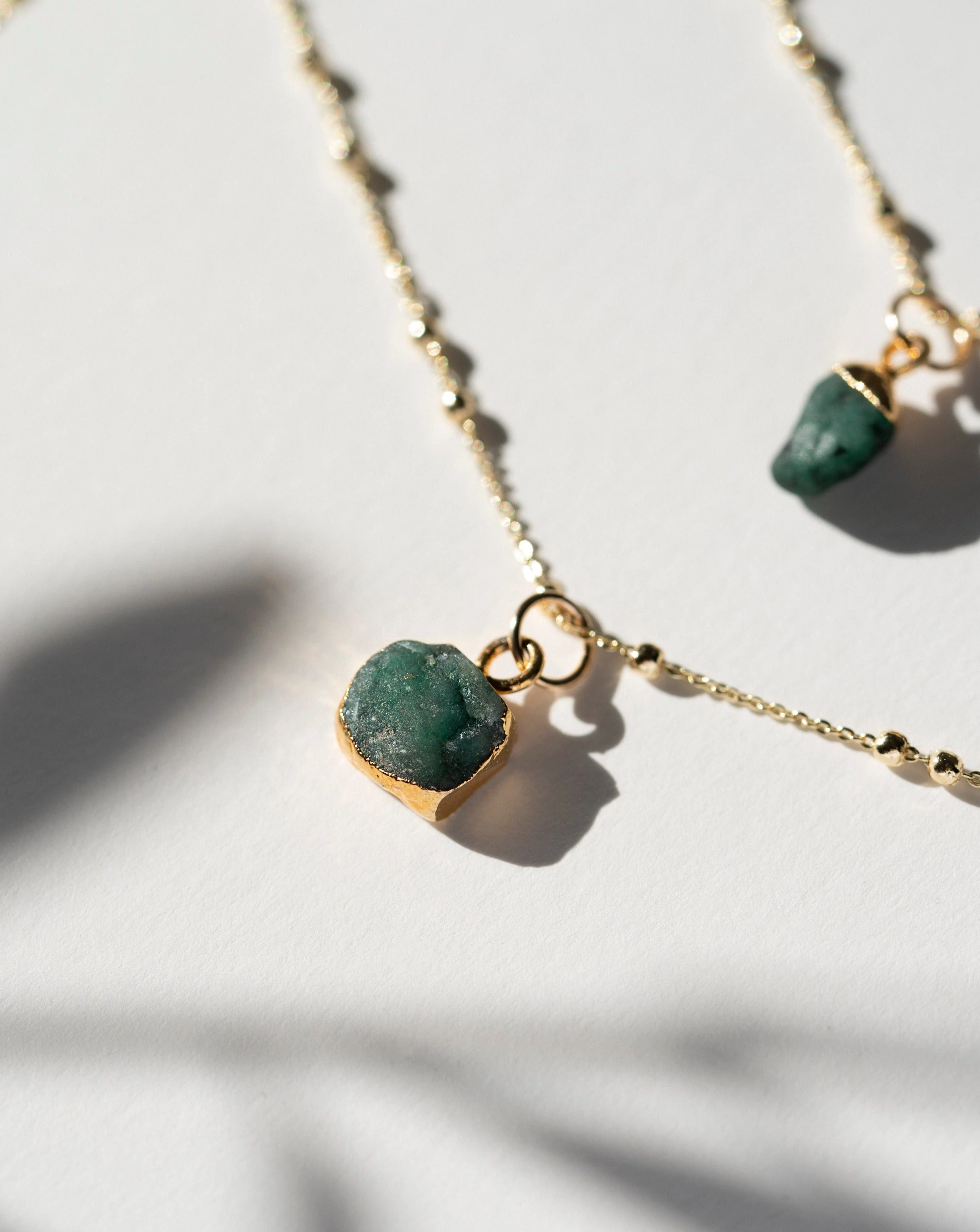 May Birthstone | Emerald Necklace - Image 9