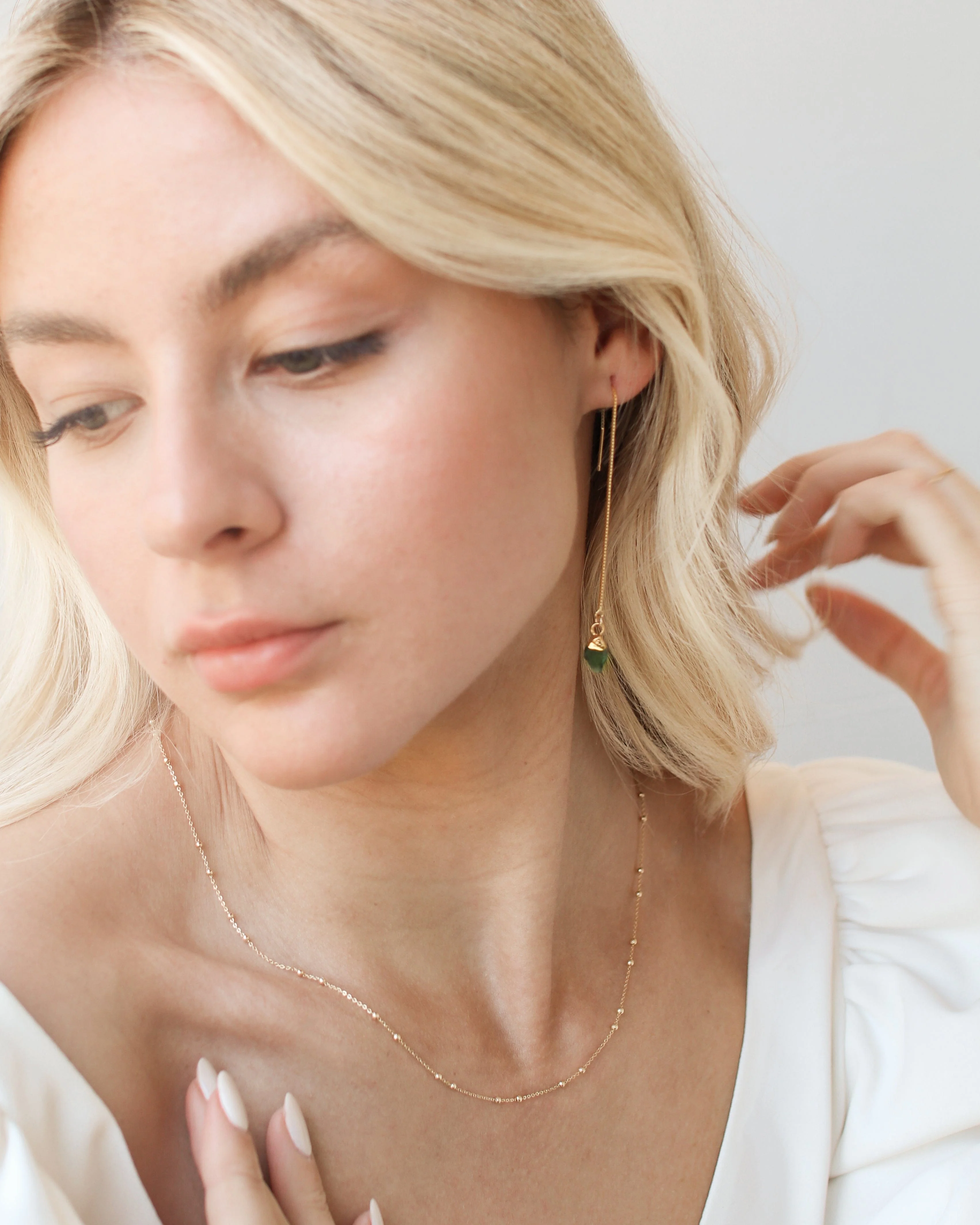 May Birthstone | Emerald Earrings - Image 10