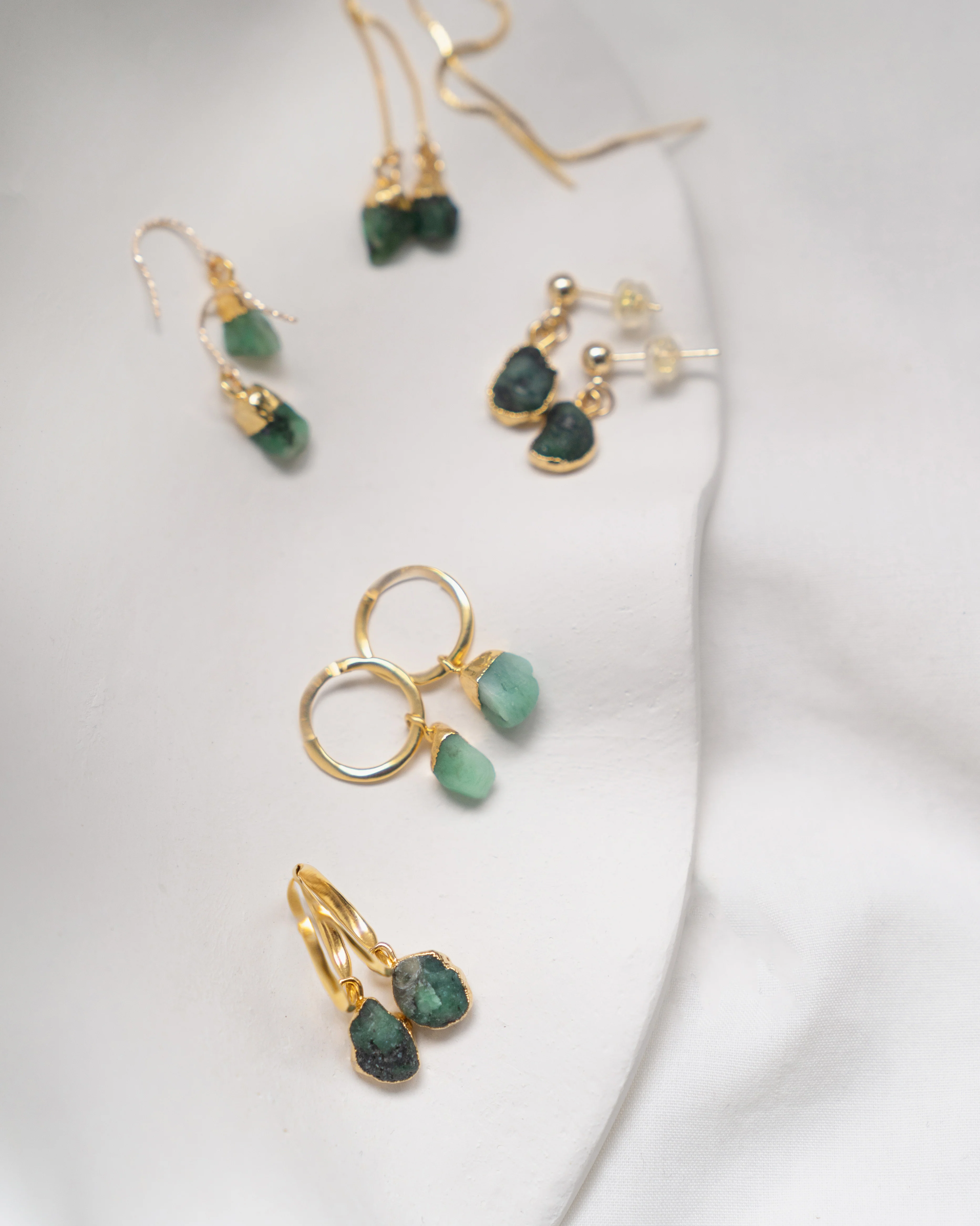 May Birthstone | Emerald Earrings - Image 12