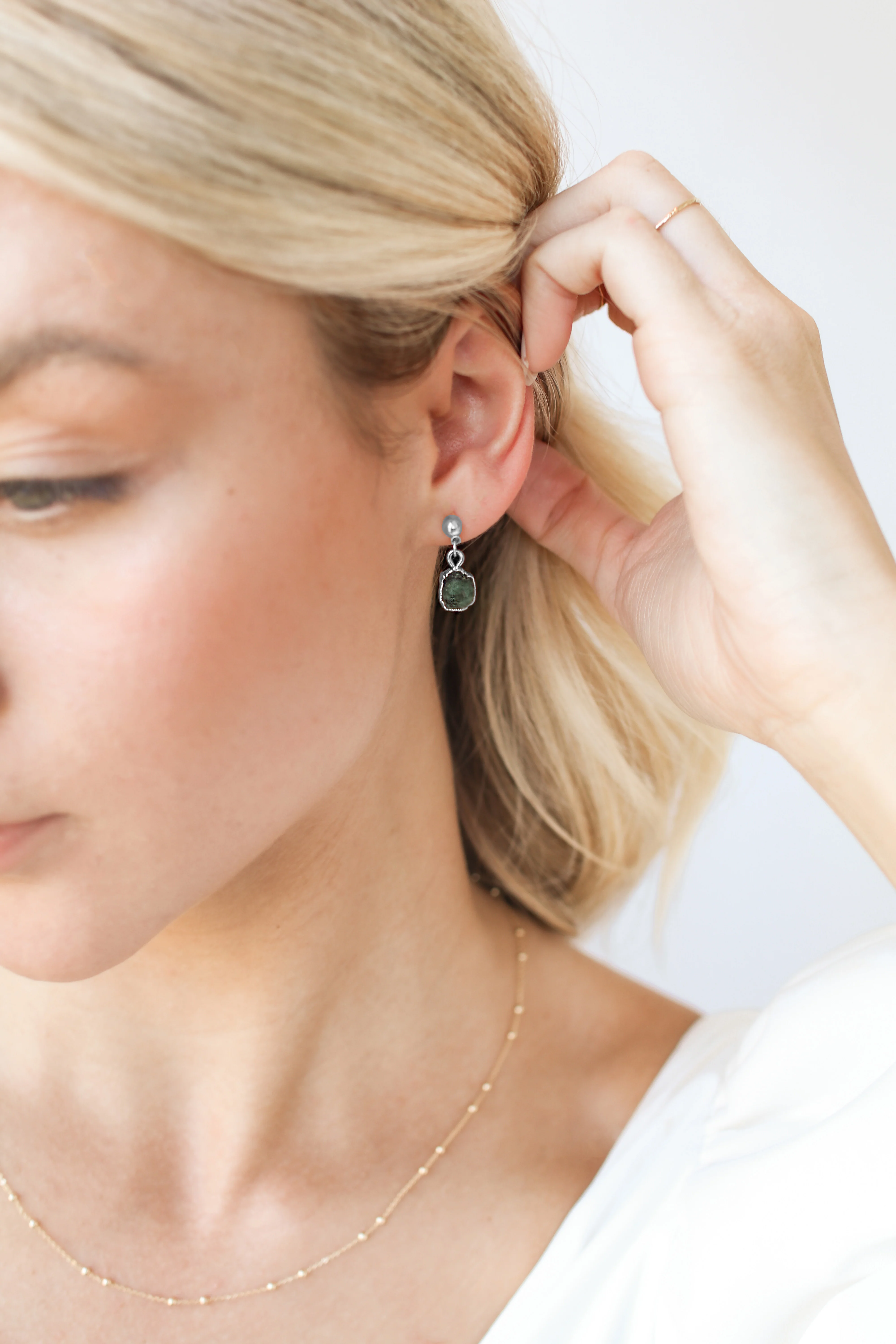 May Birthstone | Emerald Earrings - Image 15