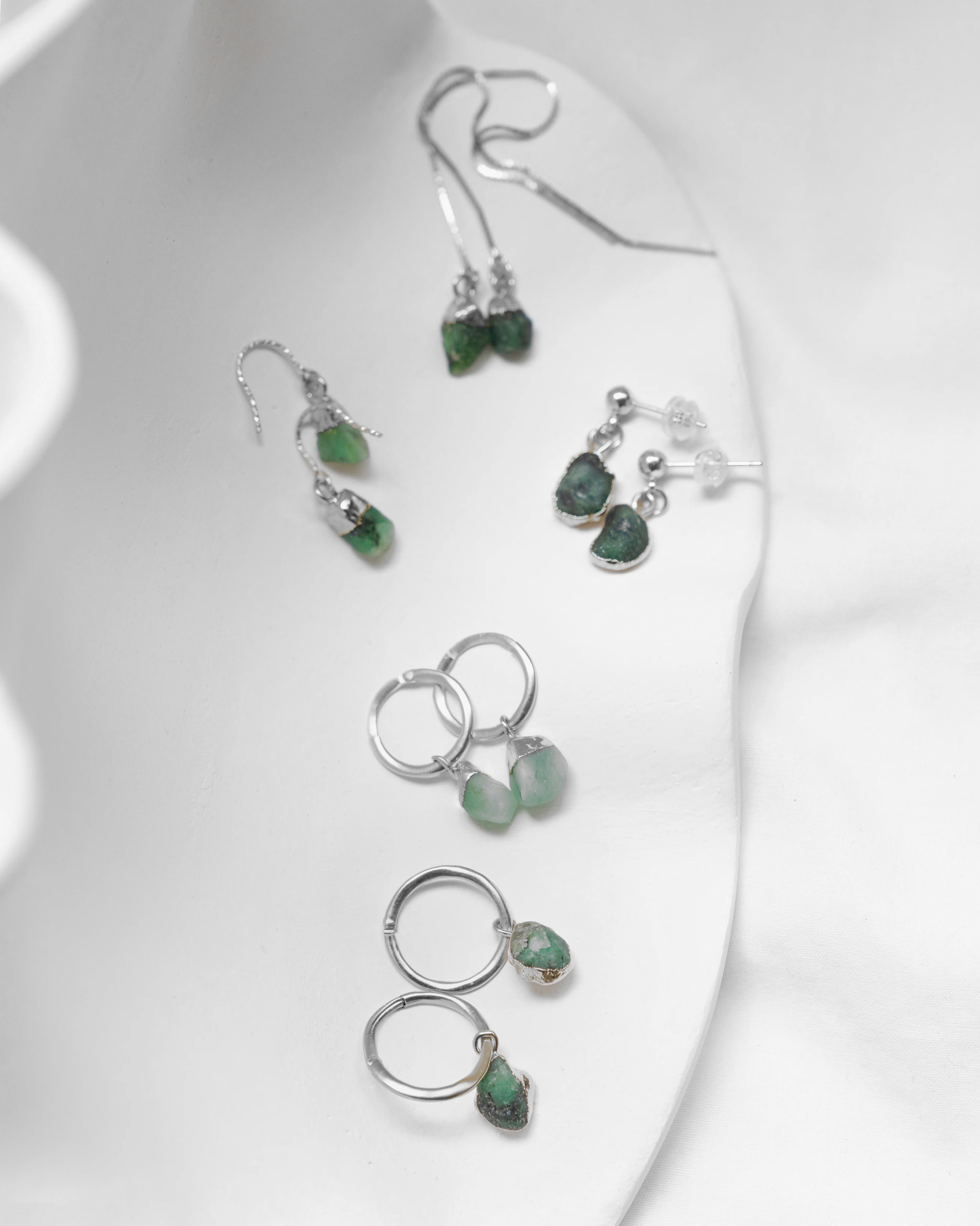 May Birthstone | Emerald Earrings - Image 16