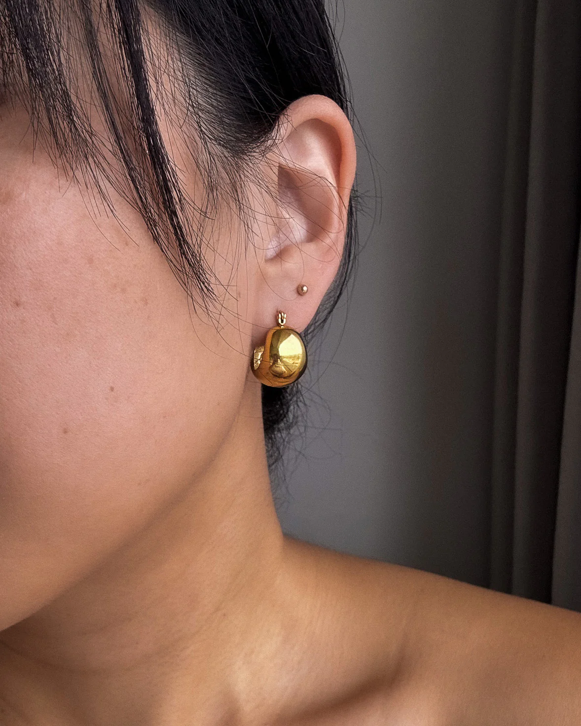 Medium Dome Earrings - Image 3