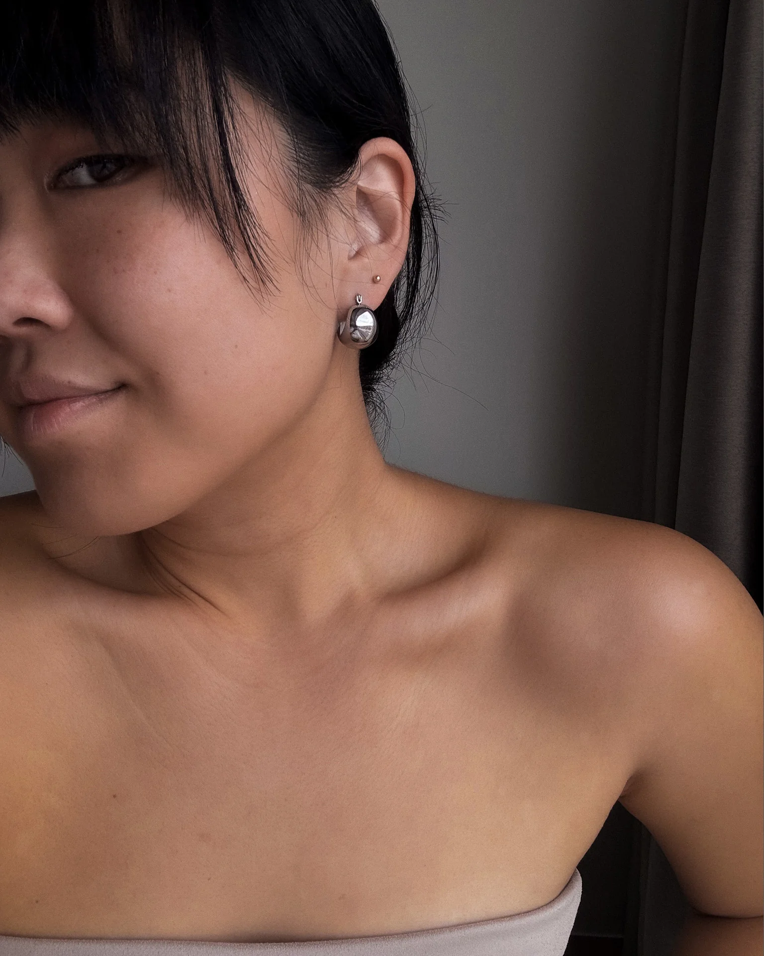 Medium Dome Earrings - Image 5