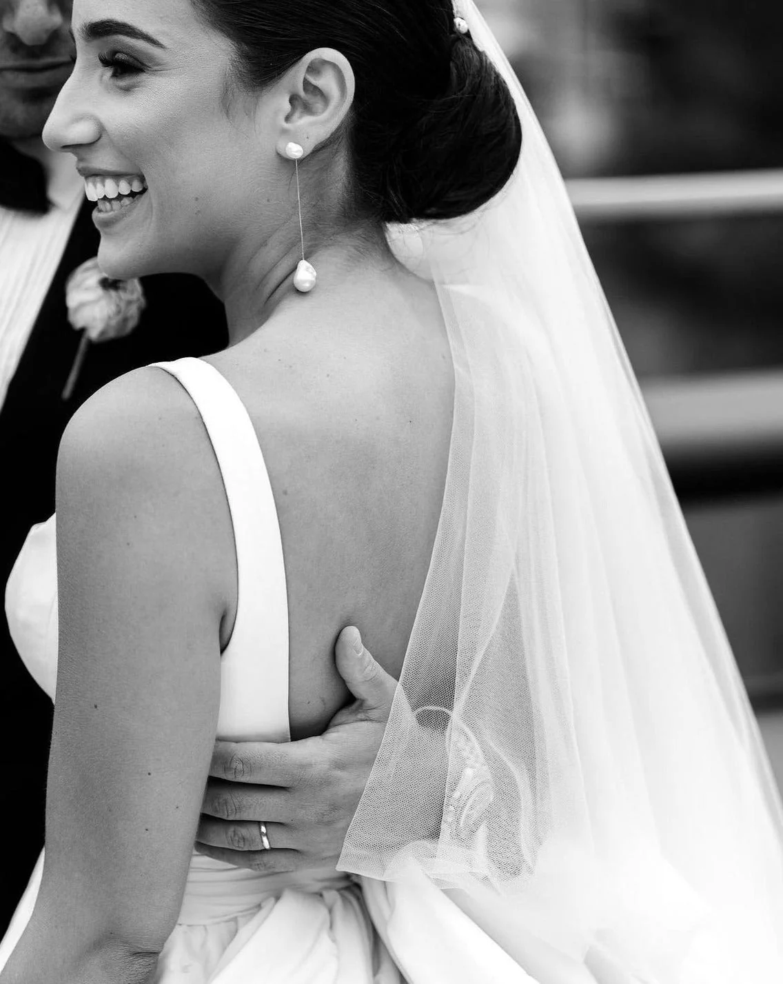 Menaka I Grande Pearl Earrings - Image 2