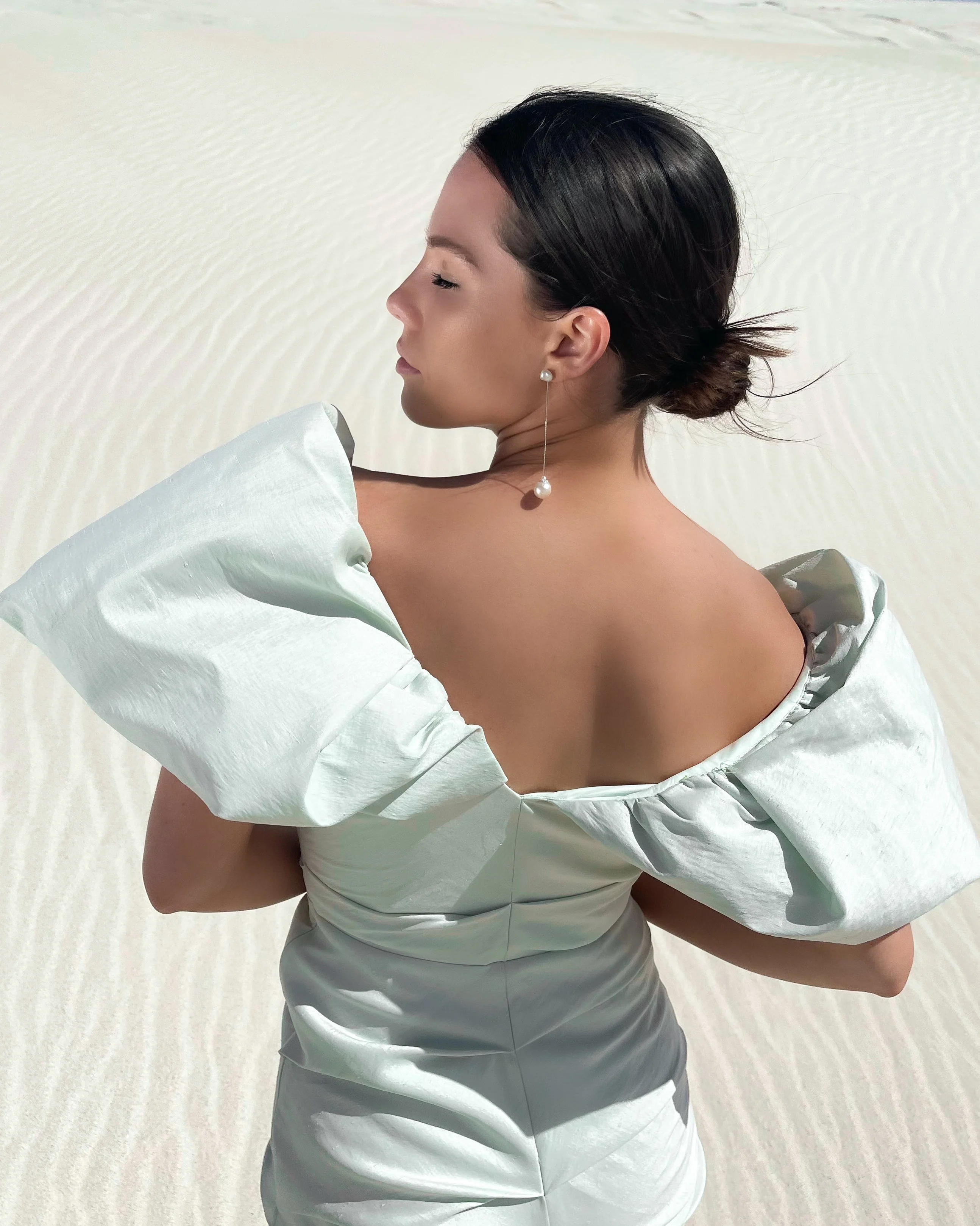 Menaka I Petite Pearl Earrings - Image 5