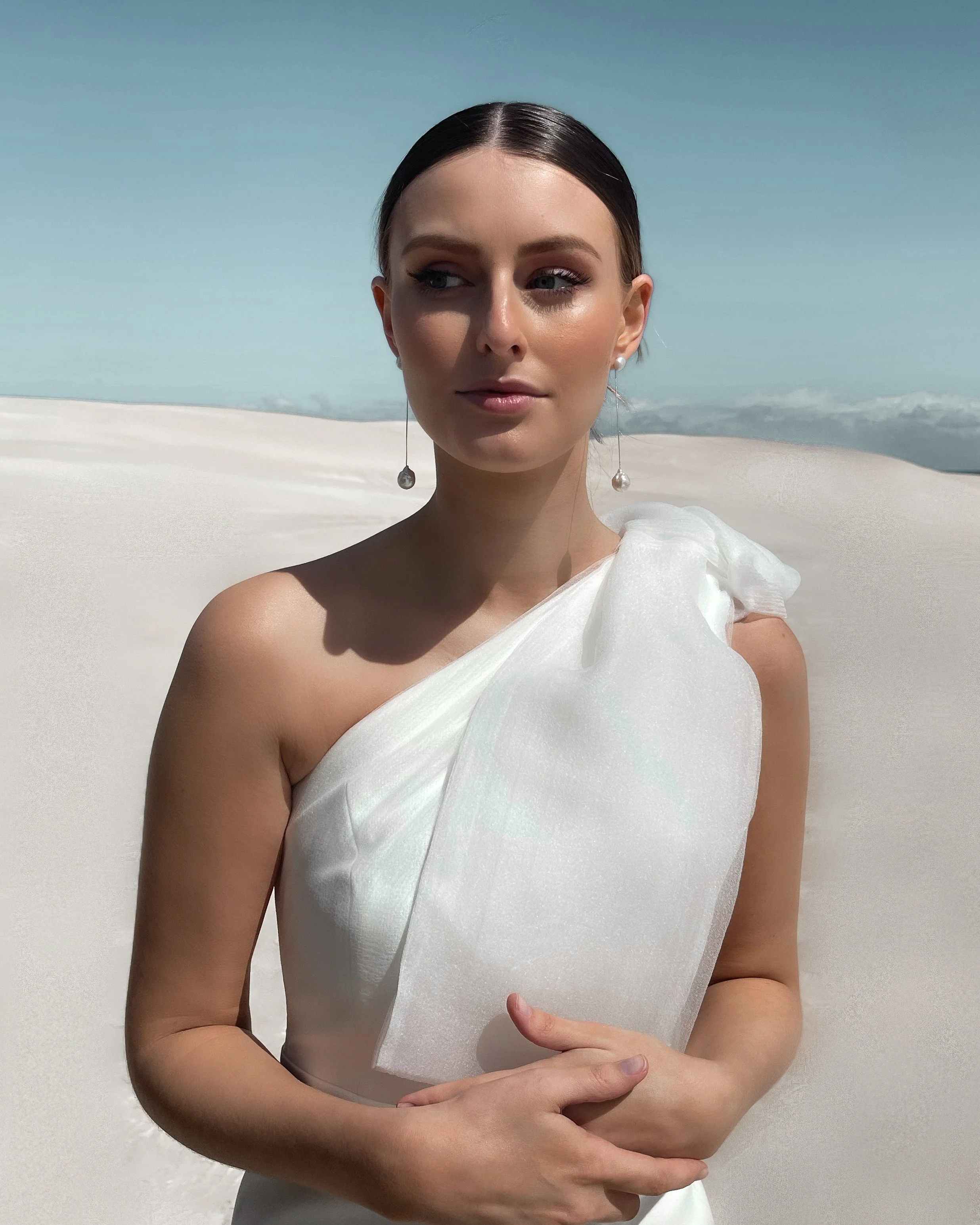 Menaka I Petite Pearl Earrings - Image 6