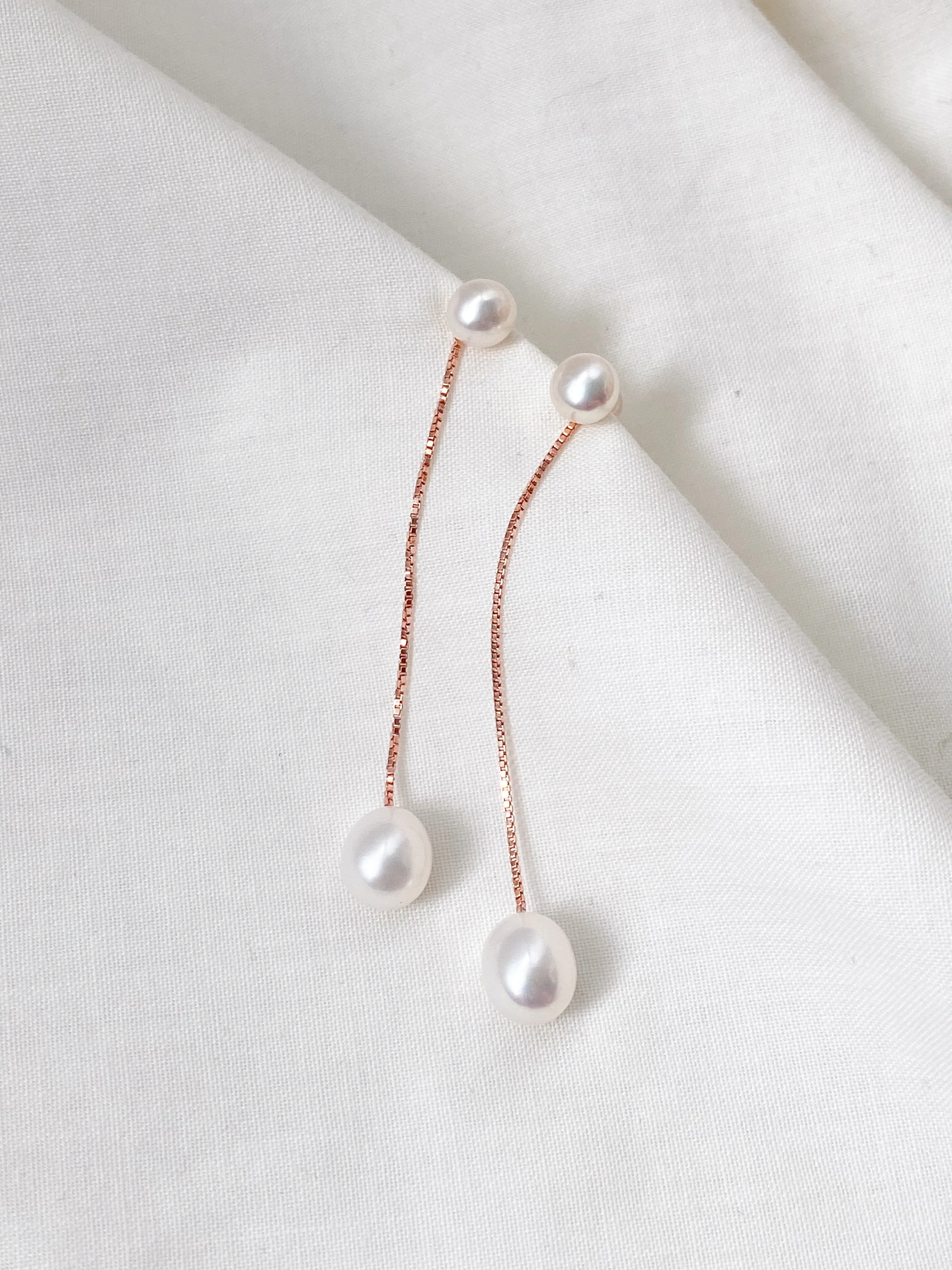 Menaka II Pearl Earrings - Image 4