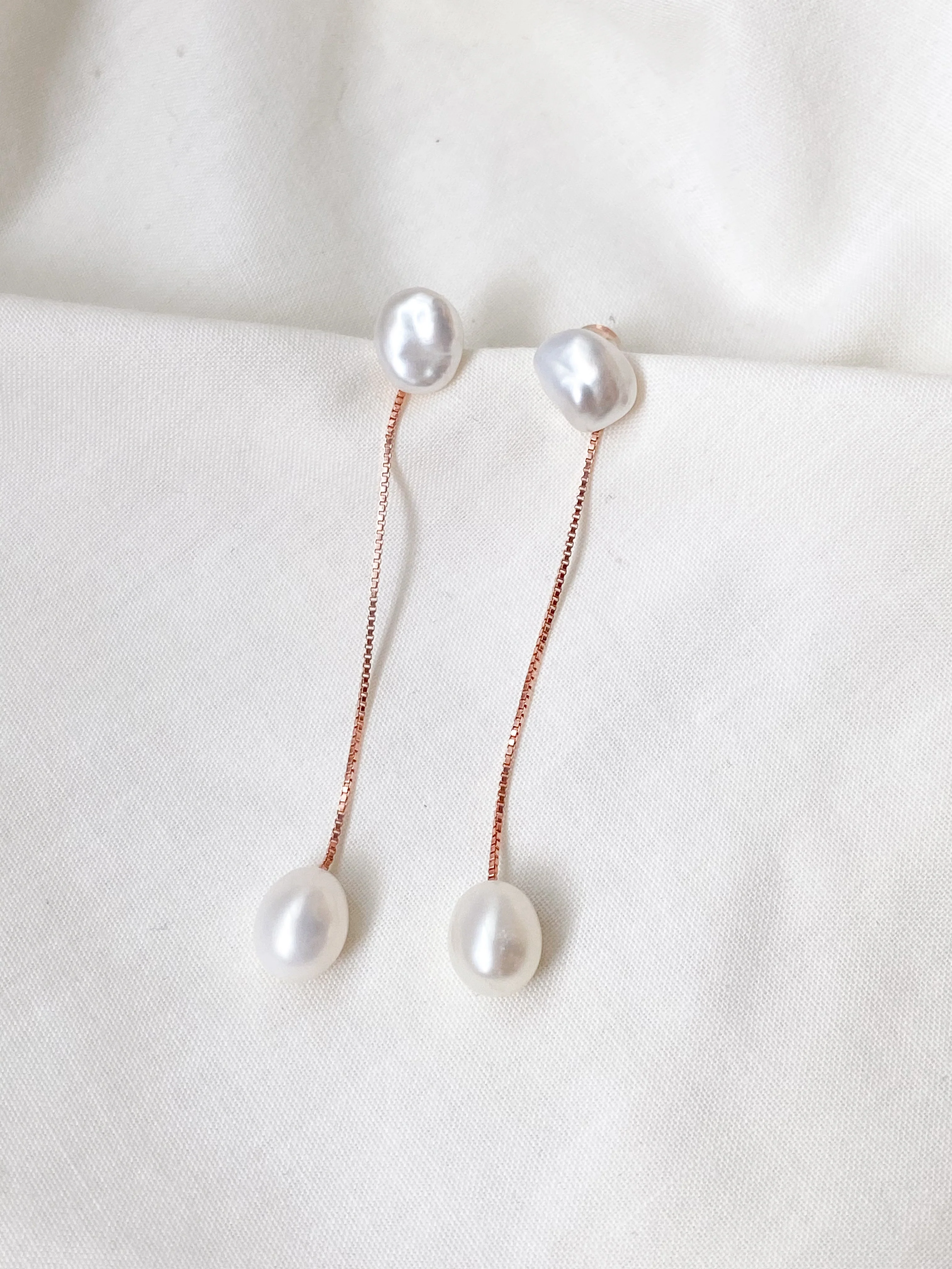 Menaka II Pearl Earrings - Image 7
