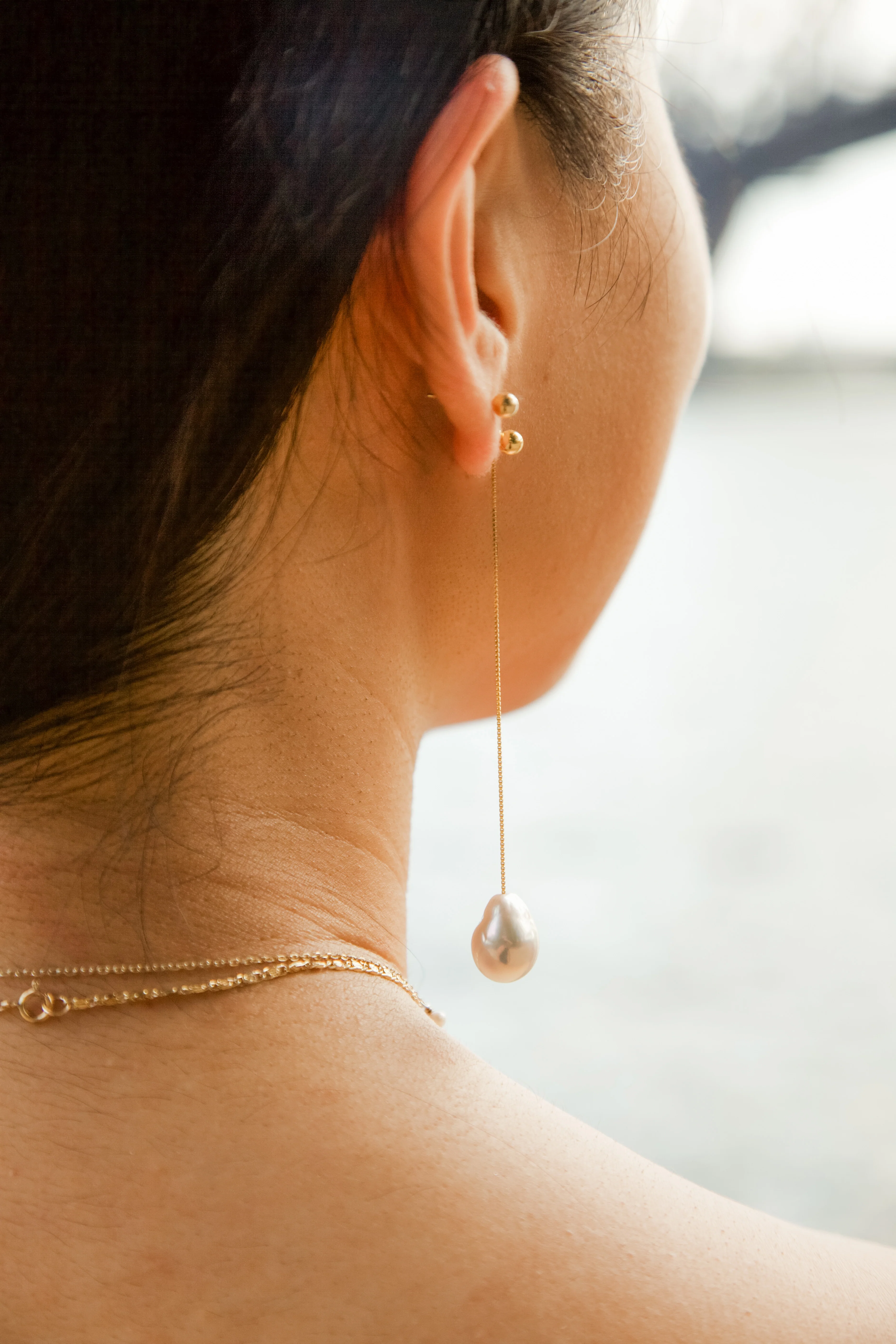 Natalie Pearl Earrings - Image 2