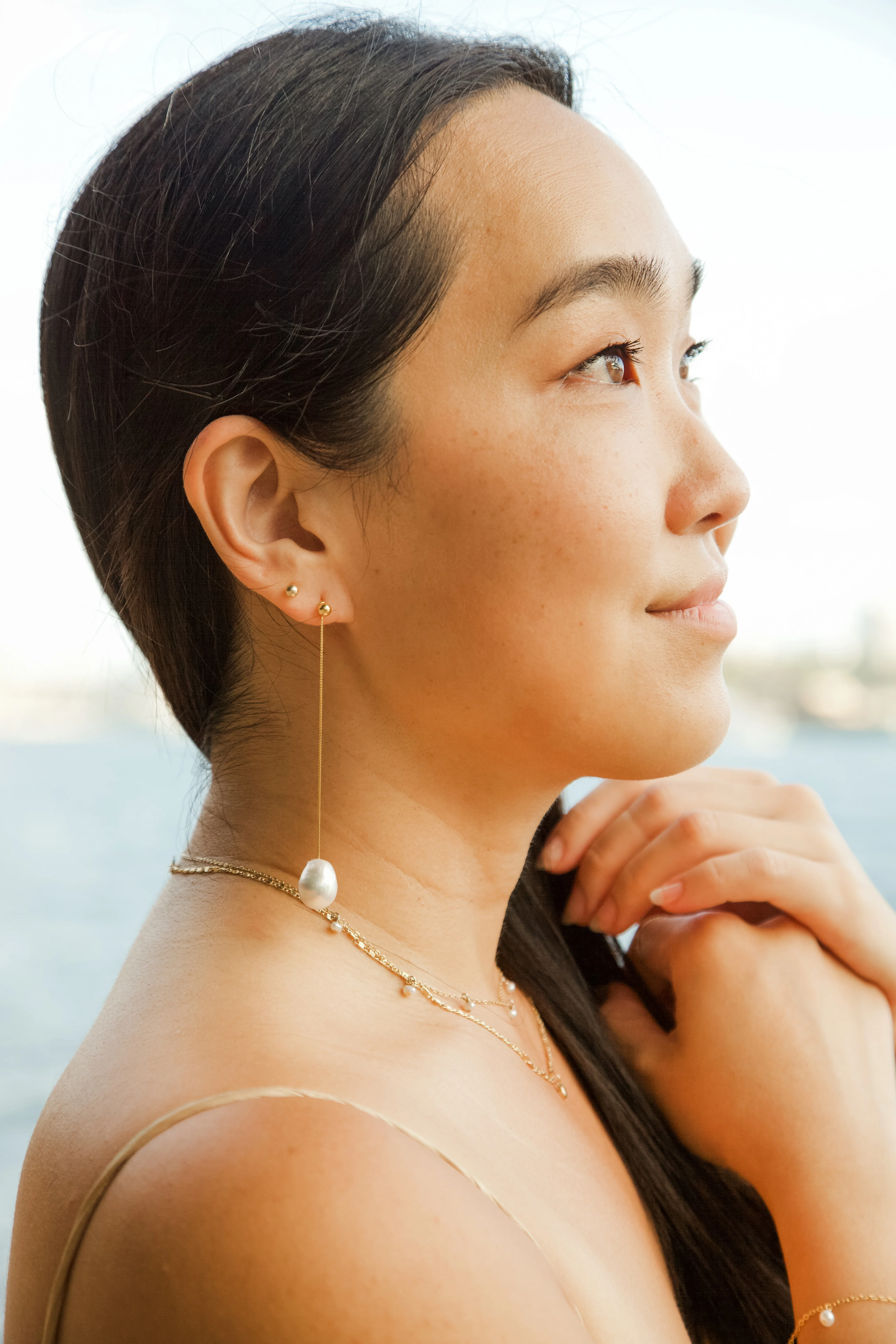 Natalie Pearl Earrings - Image 4