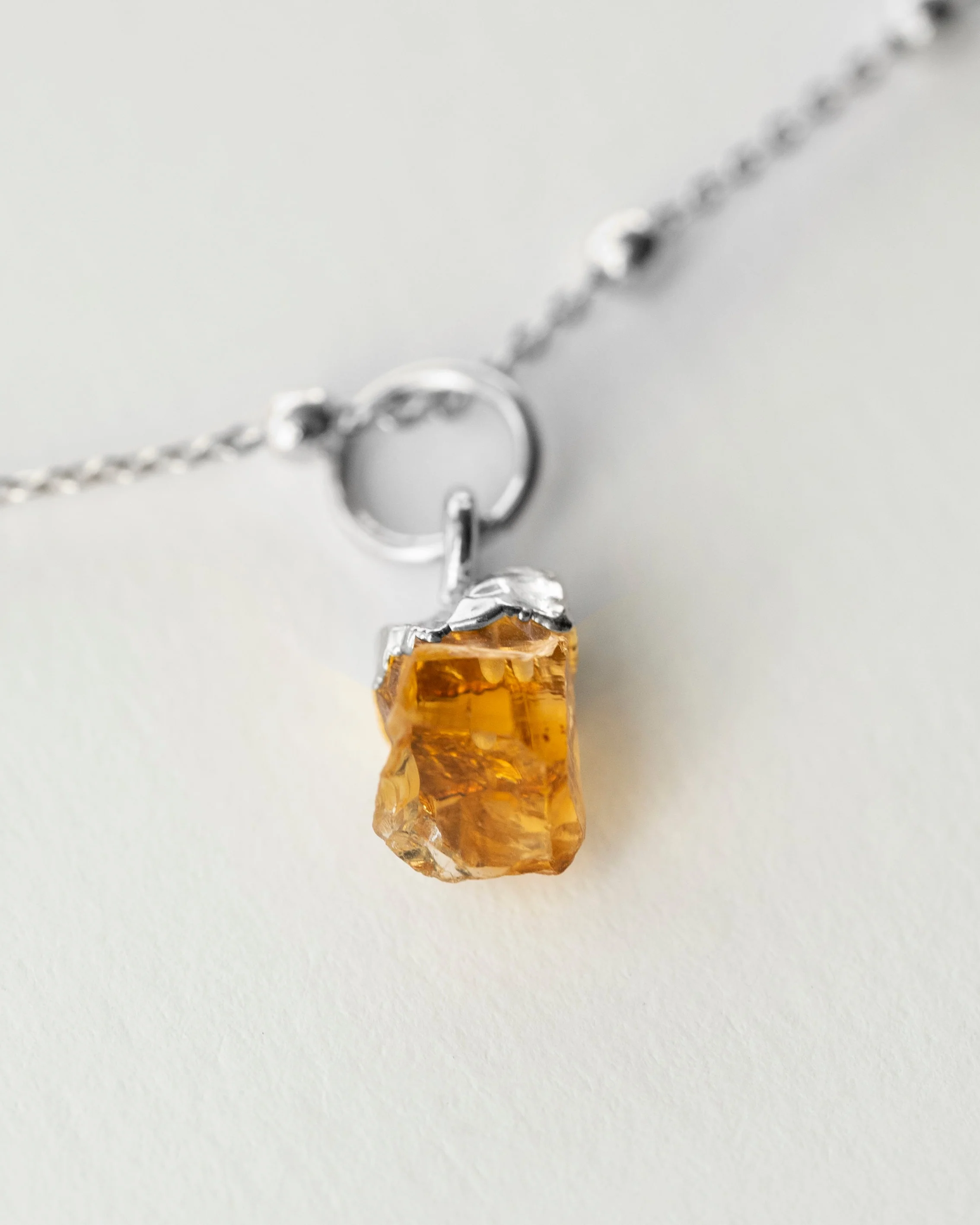 November Birthstone | Citrine Necklace - Image 15