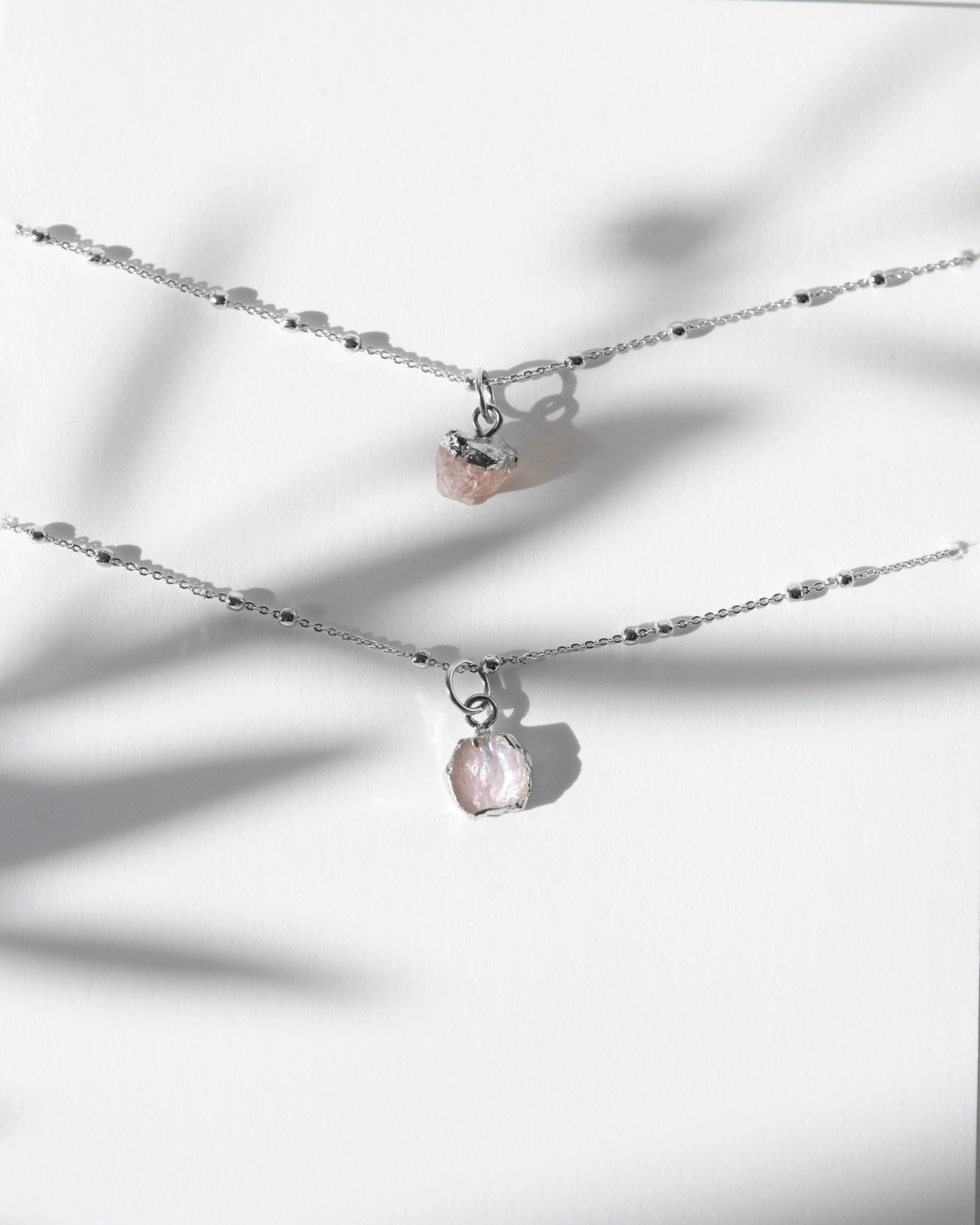 October Birthstone | Rose Quartz Necklace - Image 10