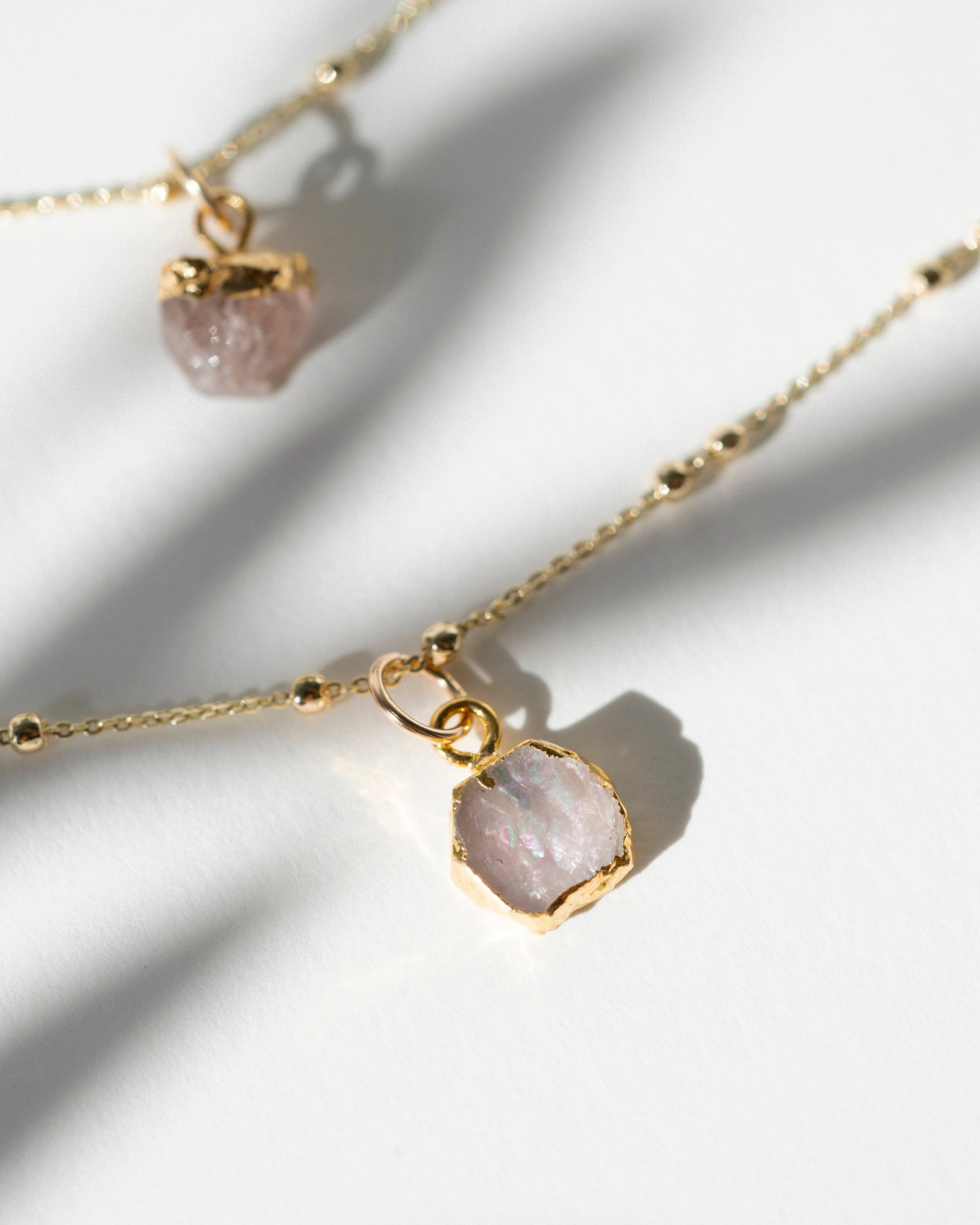 October Birthstone | Rose Quartz Necklace - Image 14
