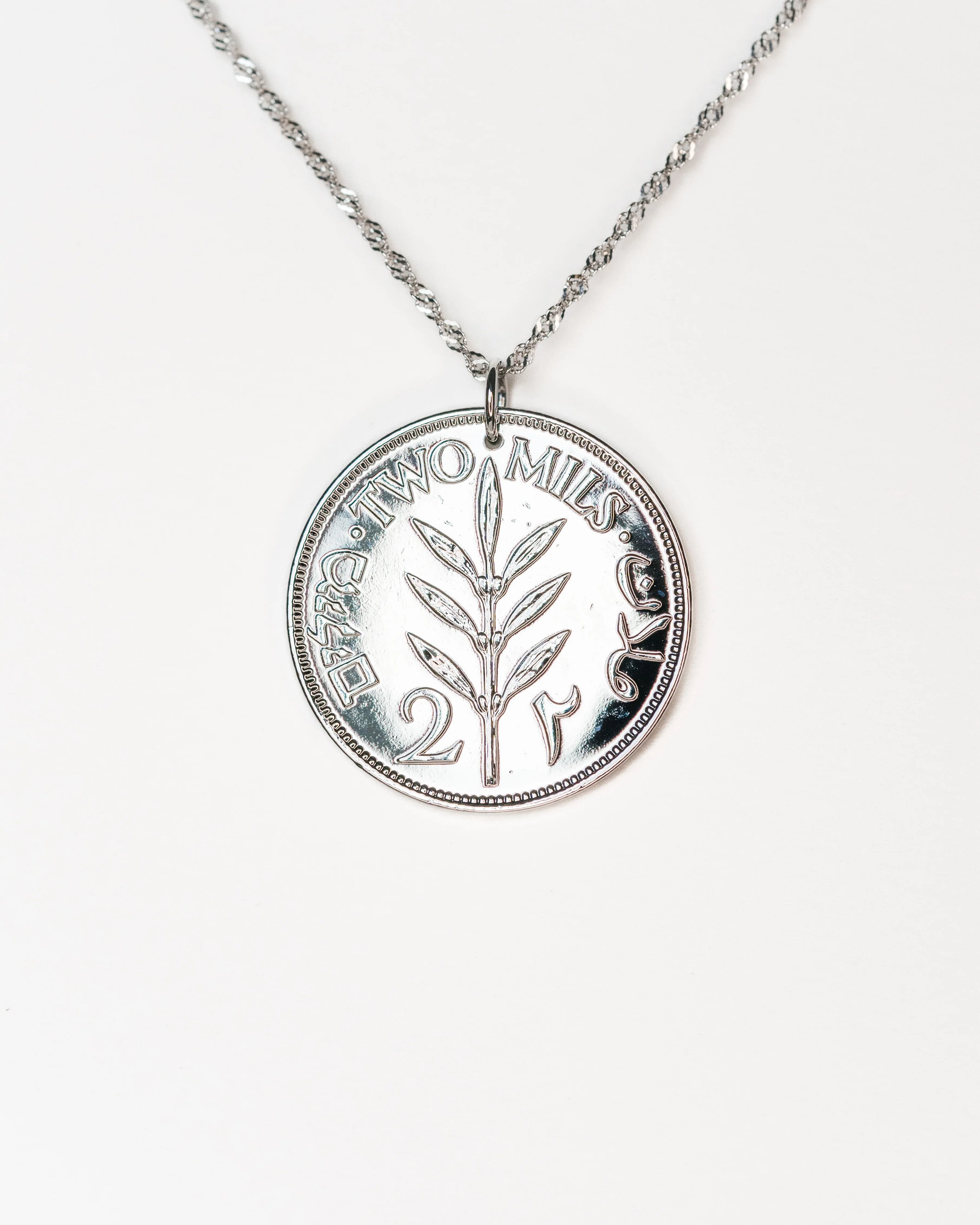 Palestine | 1927 Medallion Coin Necklace - Image 3
