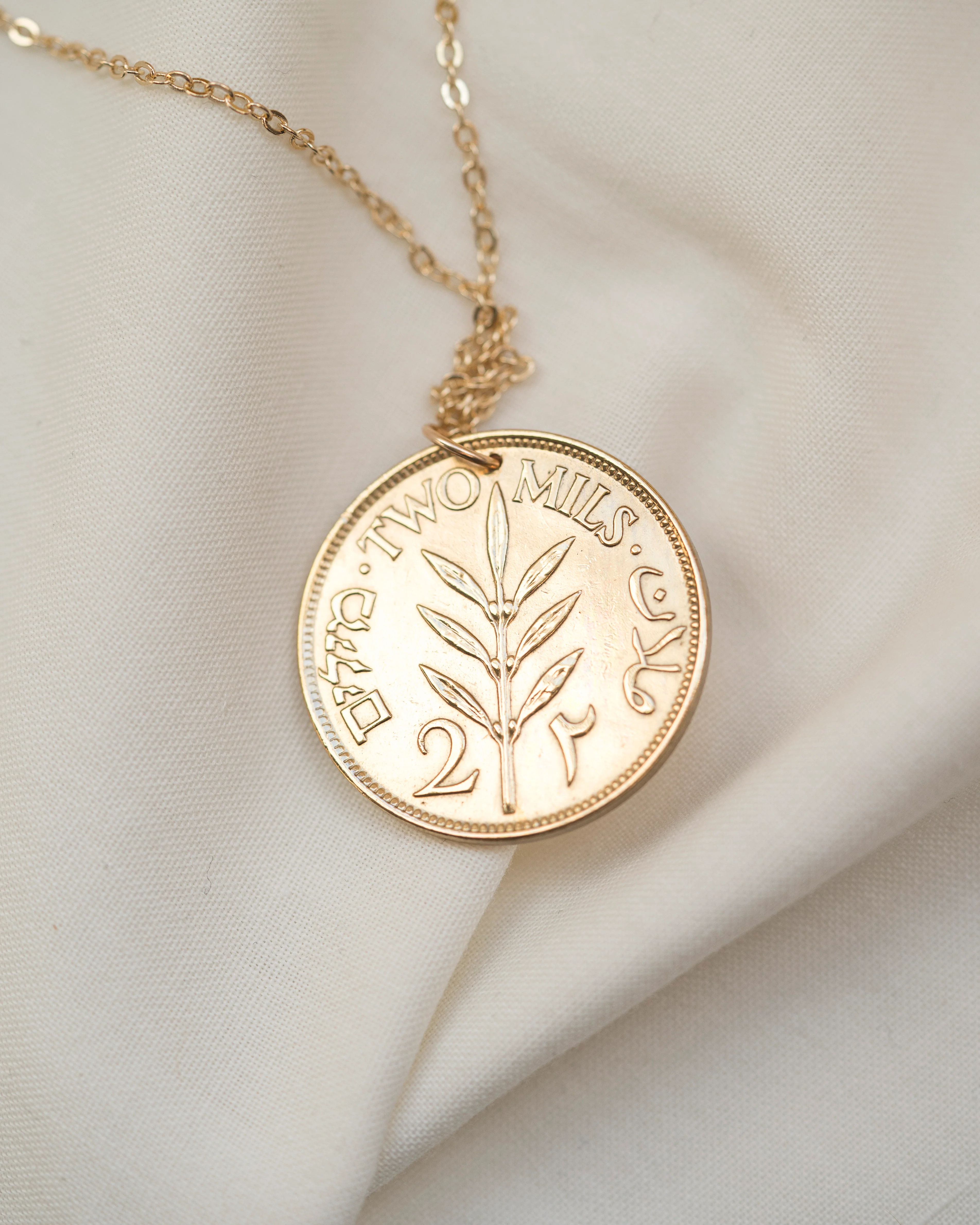 Palestine | 1927 Medallion Coin Necklace - Image 4
