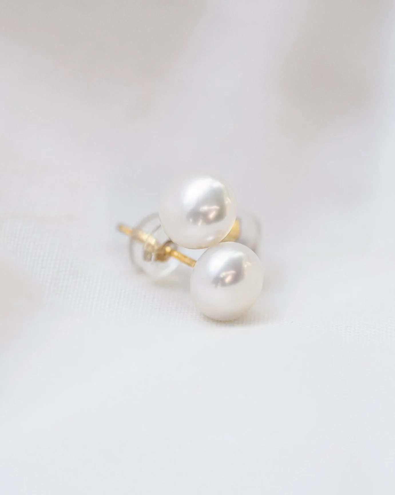 Perfect Pearl Studs - Image 4