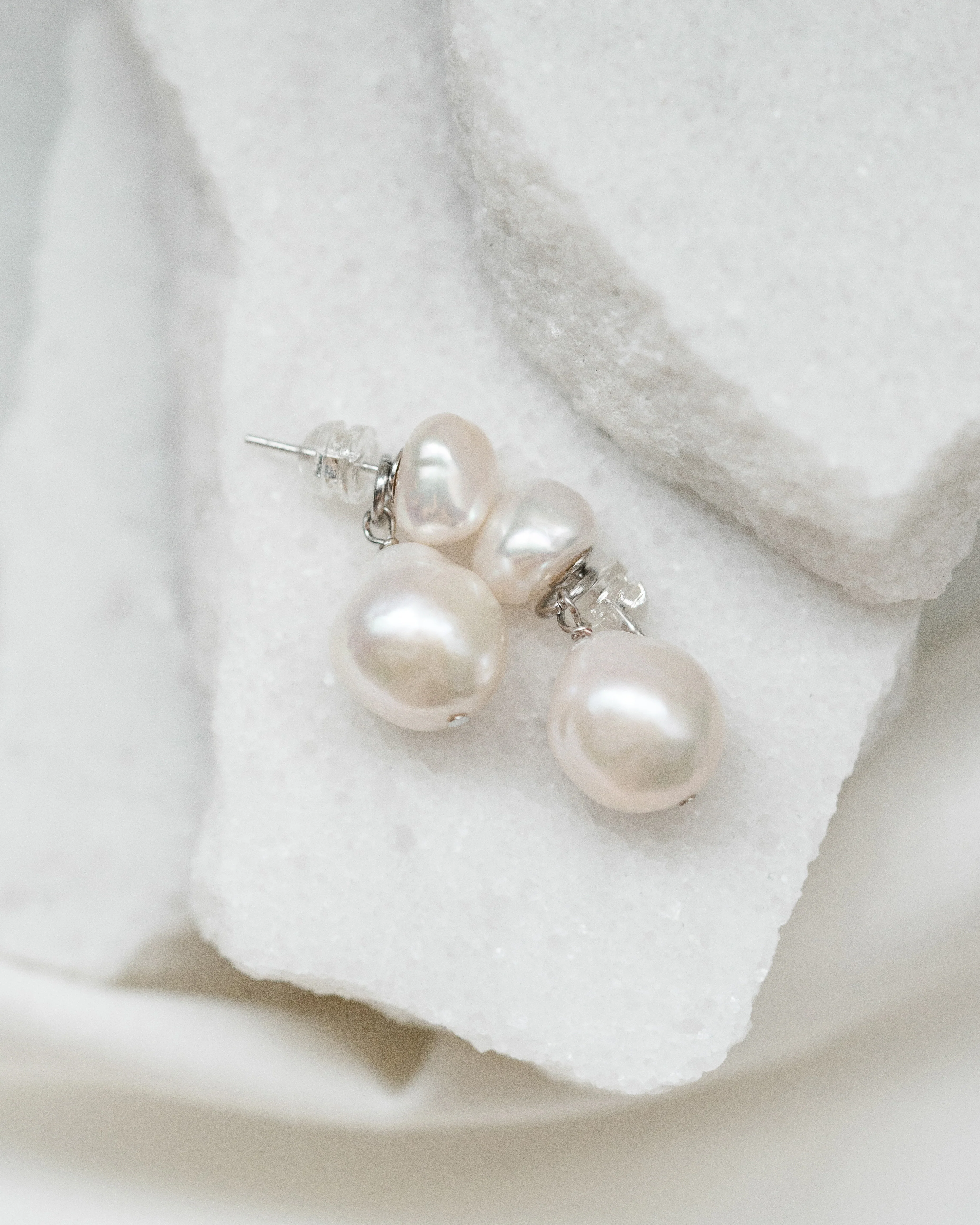 Pim Petite Pearl Earrings - Image 12