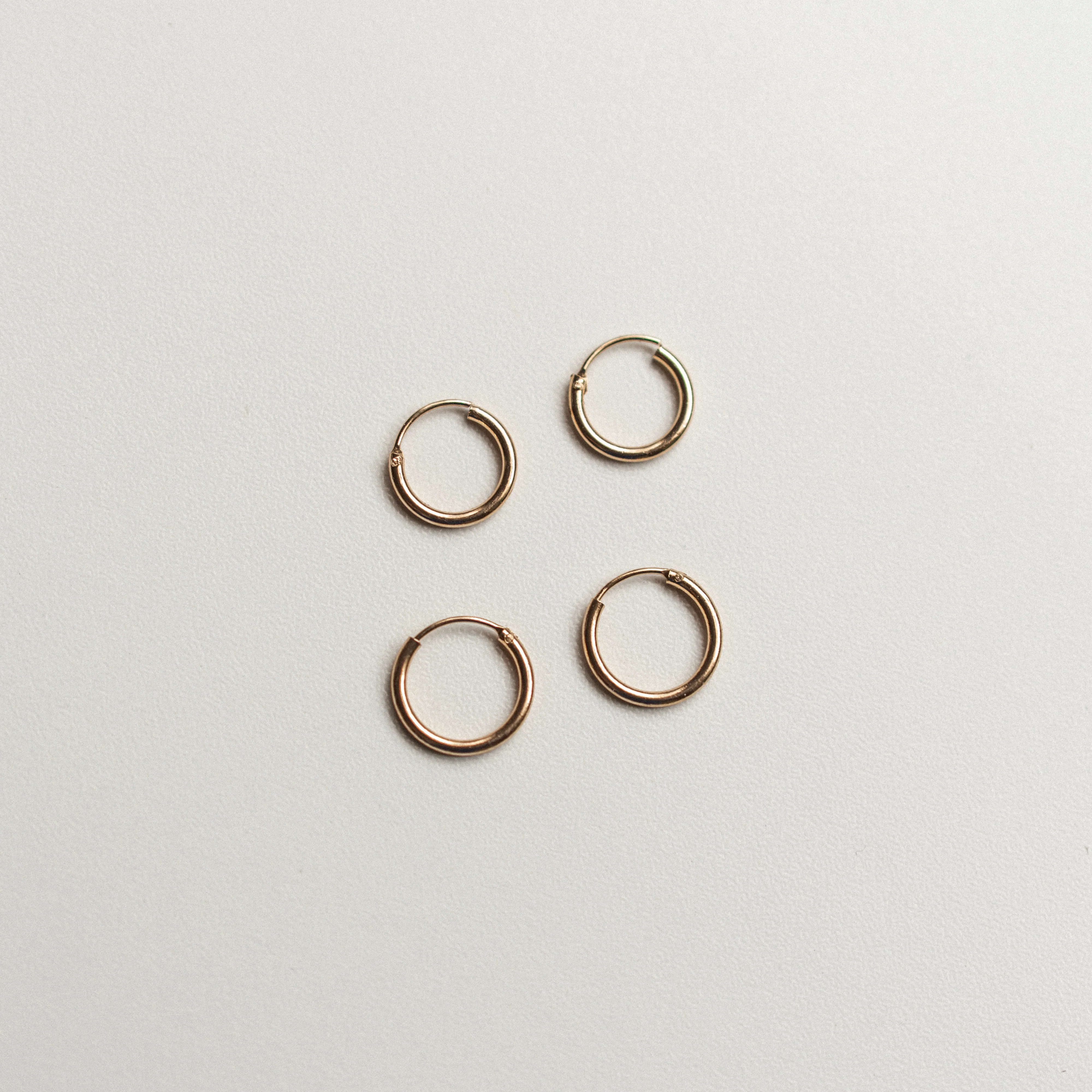 Plain Sleeper Hoops/Huggies - Image 3