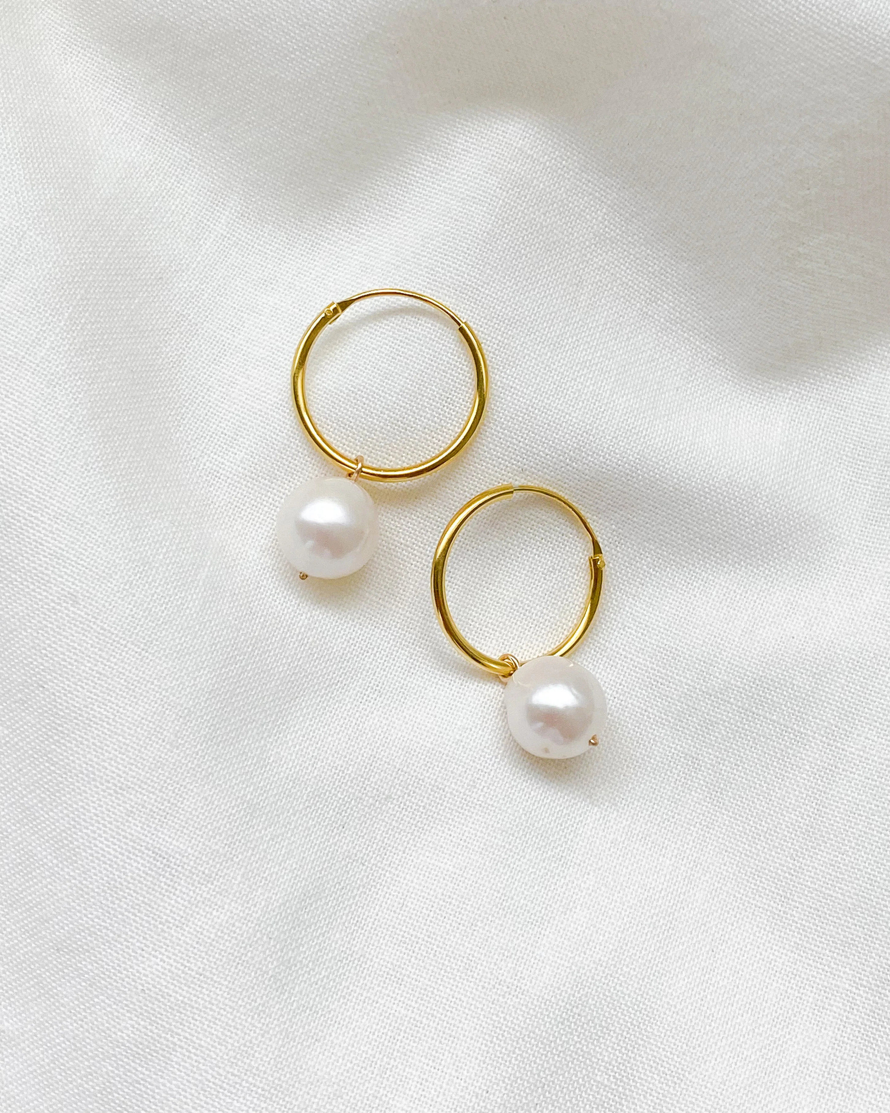 Rei Pearl Hoops - Image 7
