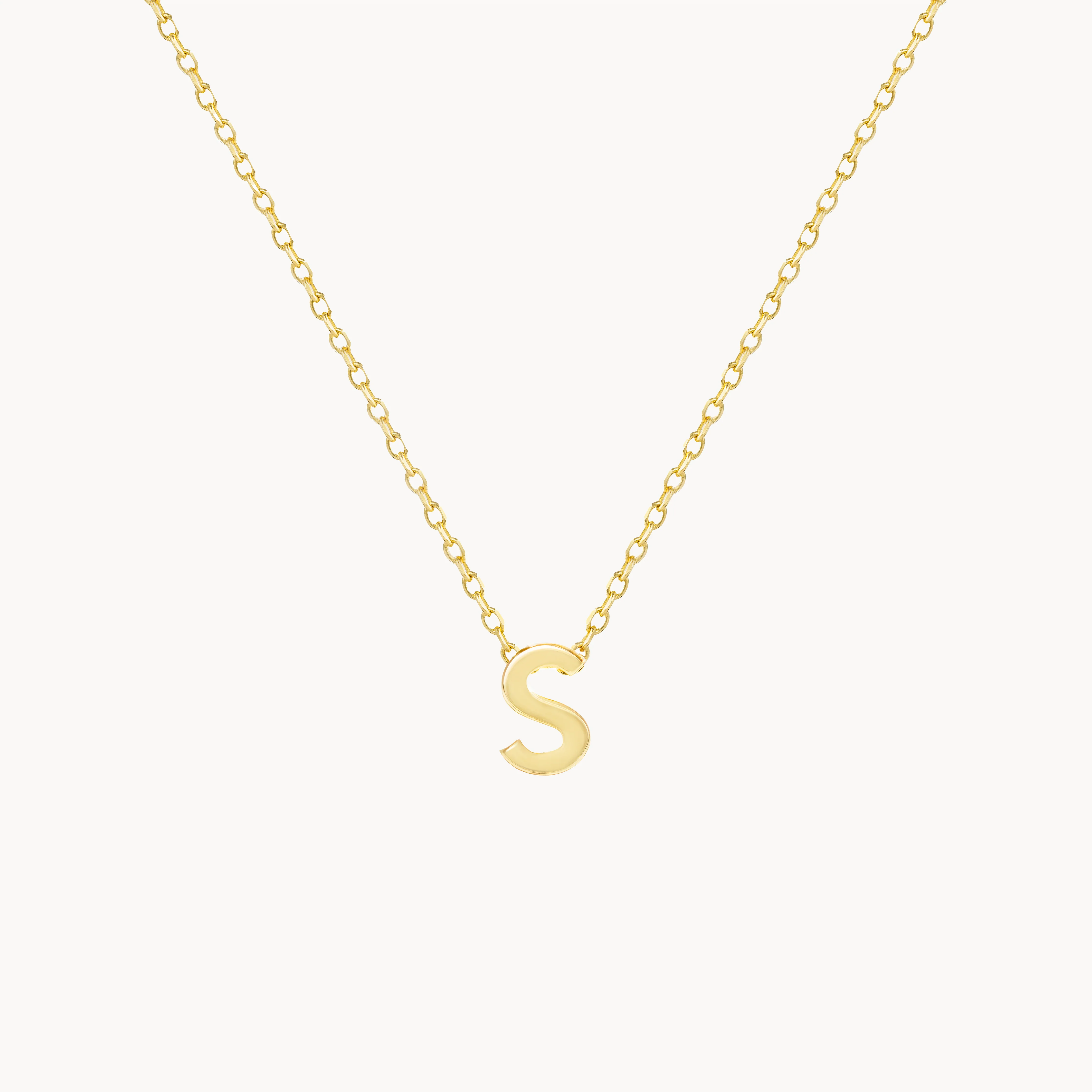 S - Alphabet Necklace