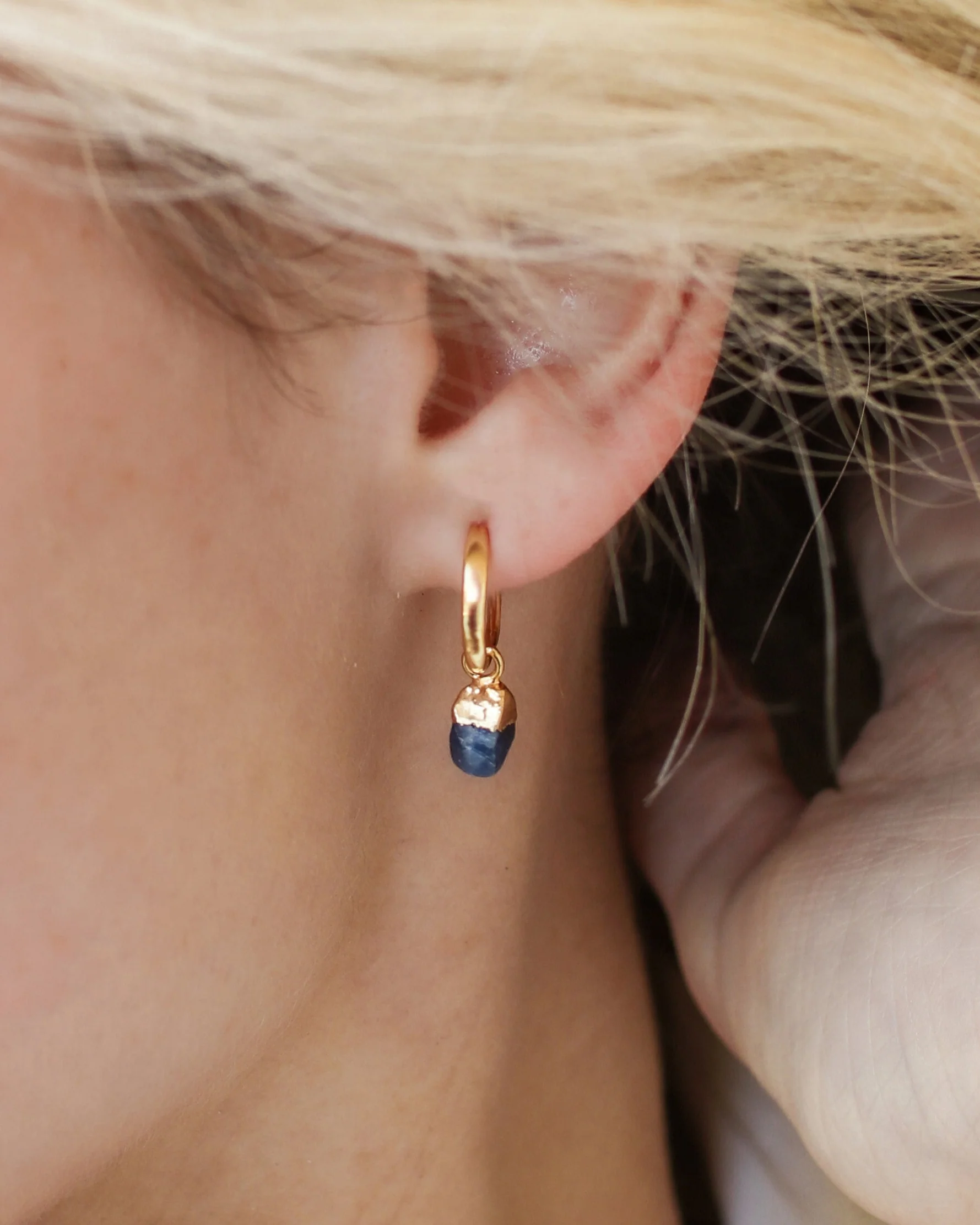 September Birthstone | Sapphire Earrings - Image 3