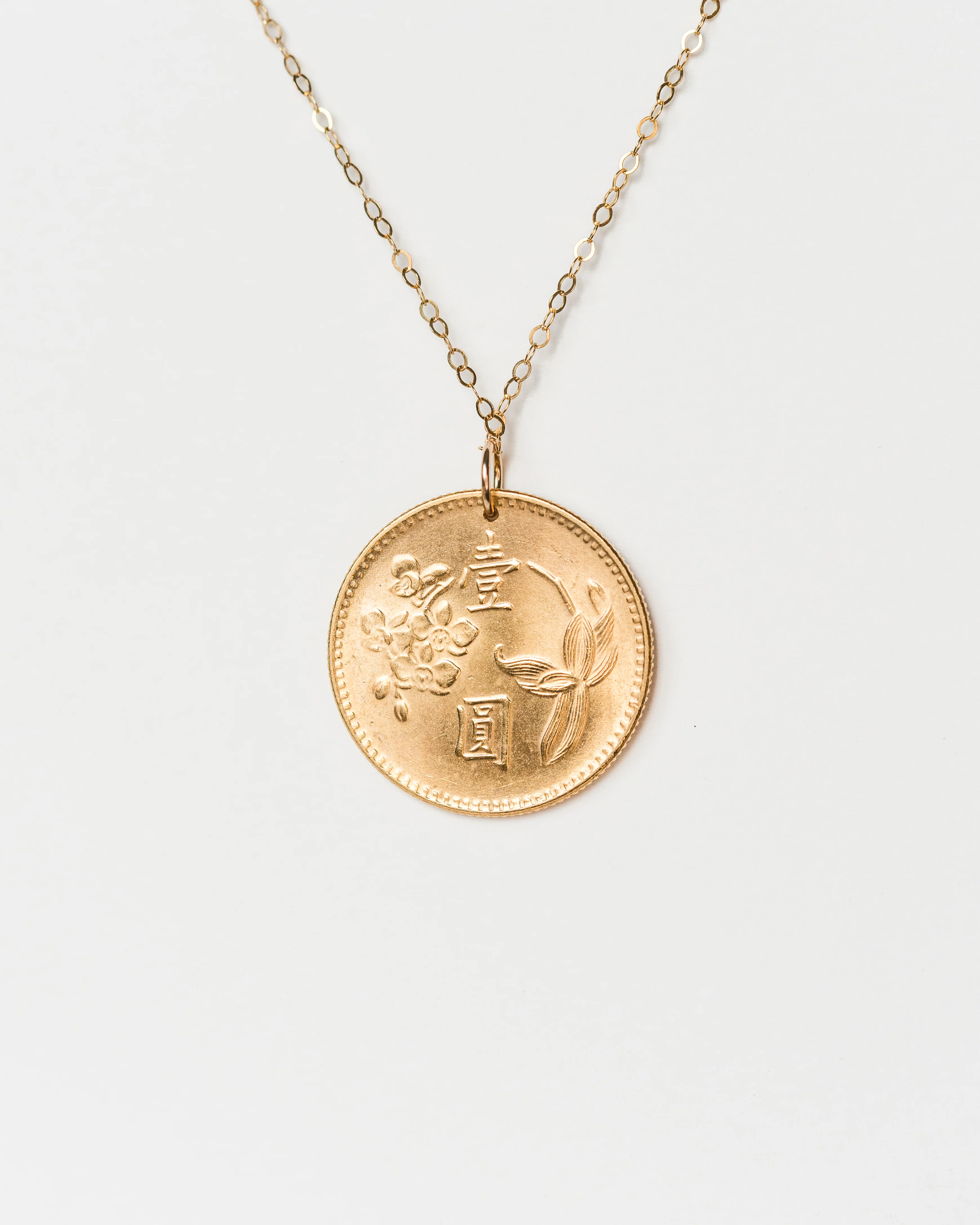 Taiwan | Florals Coin Necklace - Image 4
