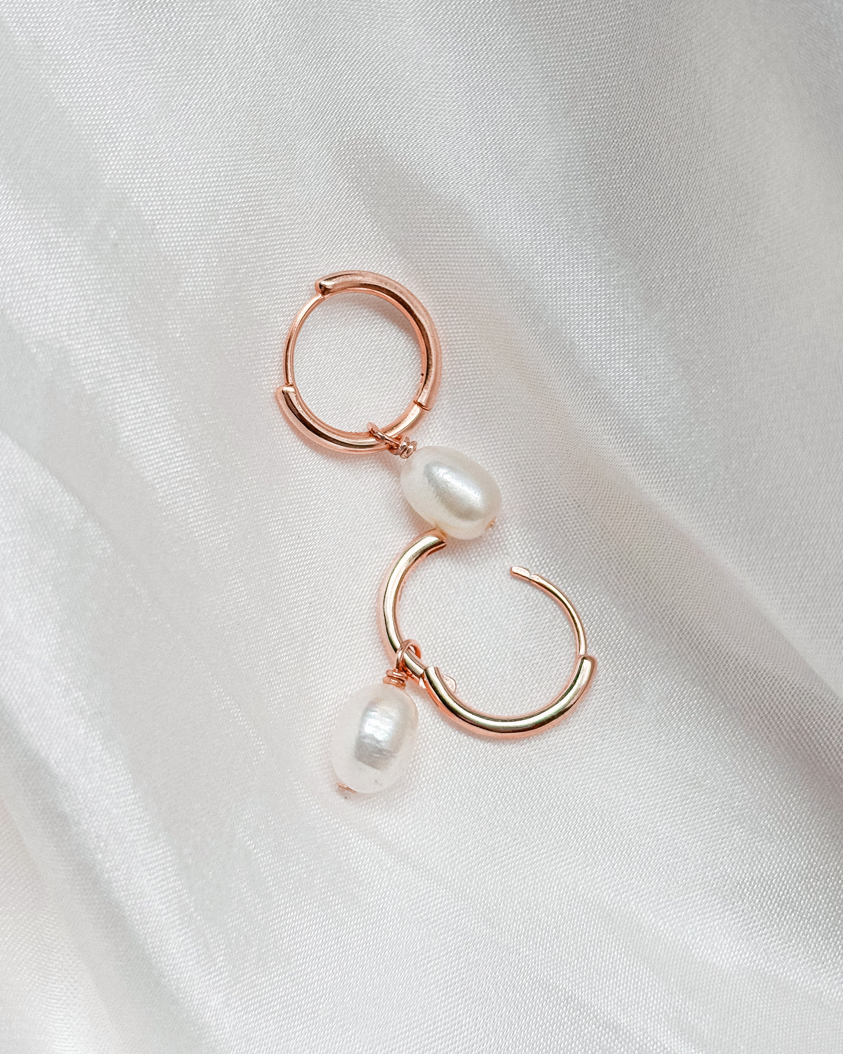 Tiffany Pearl Hoops - Image 8