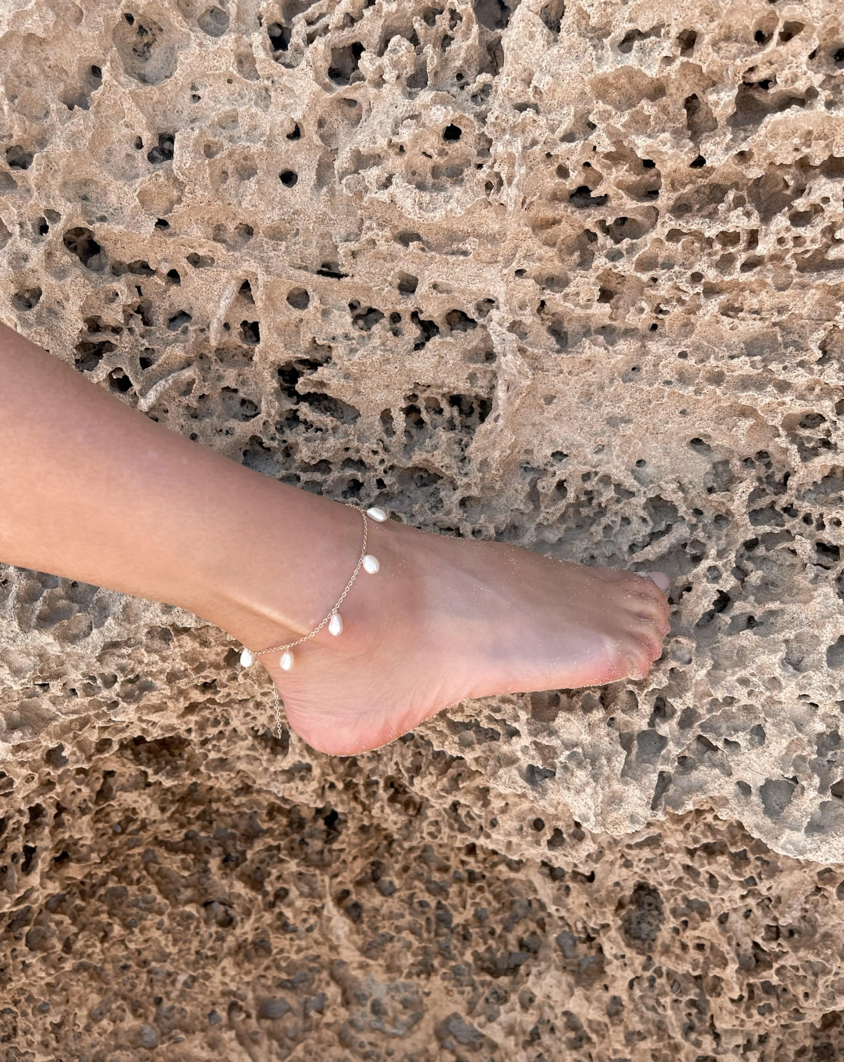 Tiffany Pearls Anklet - Image 3